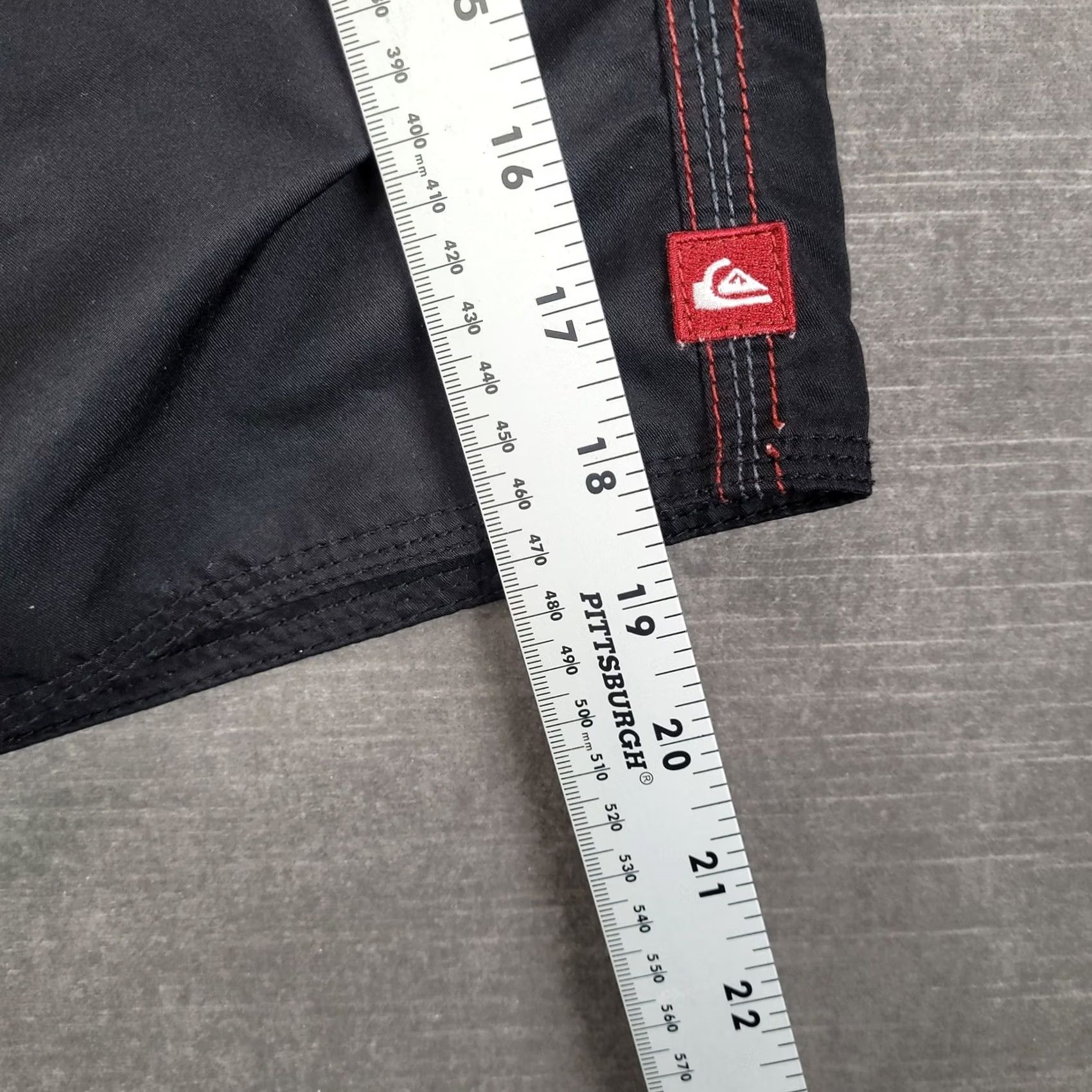 Quiksilver Quiksilver Board Shorts Mens Black Cargo Swim Trunks 38 Aloha Logo Shorts Mens Black Cargo Boardshorts Size US 38 / EU 54 - 4 Thumbnail