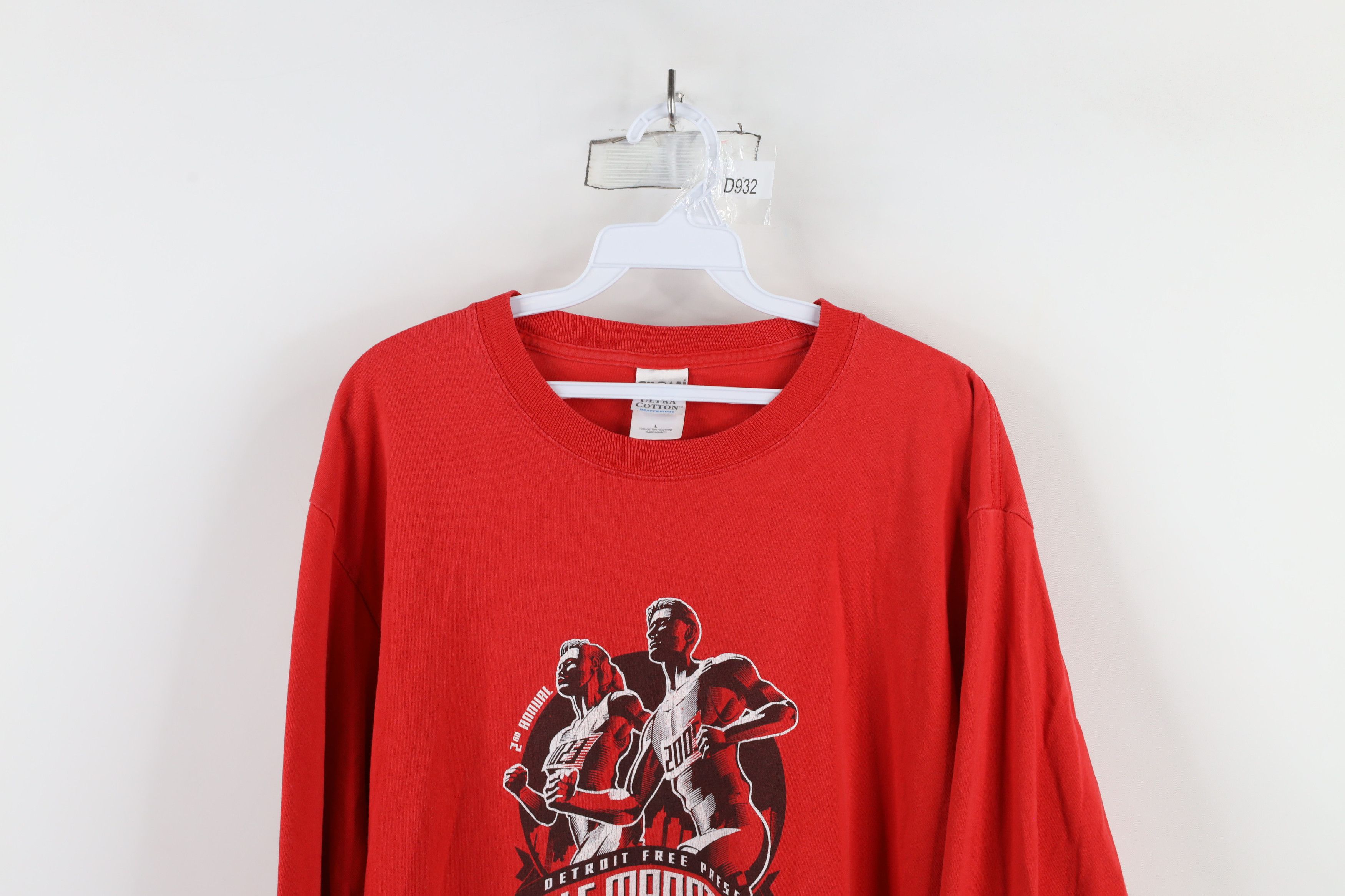 Vintage Vintage Y2K 2005 Press Half Marathon Long Sleeve T-Shirt Size US L / EU 52-54 / 3 - 2 Thumbnail