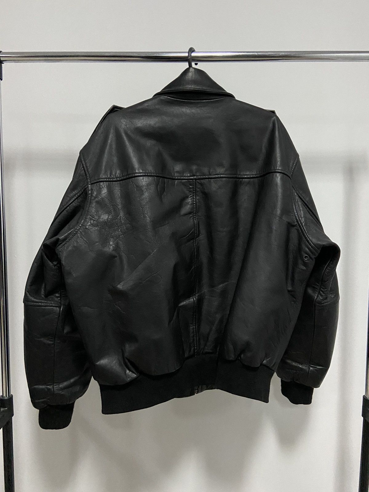 Vintage Transair Vintage Leather Jacket Air Force flight pilot Size US M / EU 48-50 / 2 - 2 Thumbnail