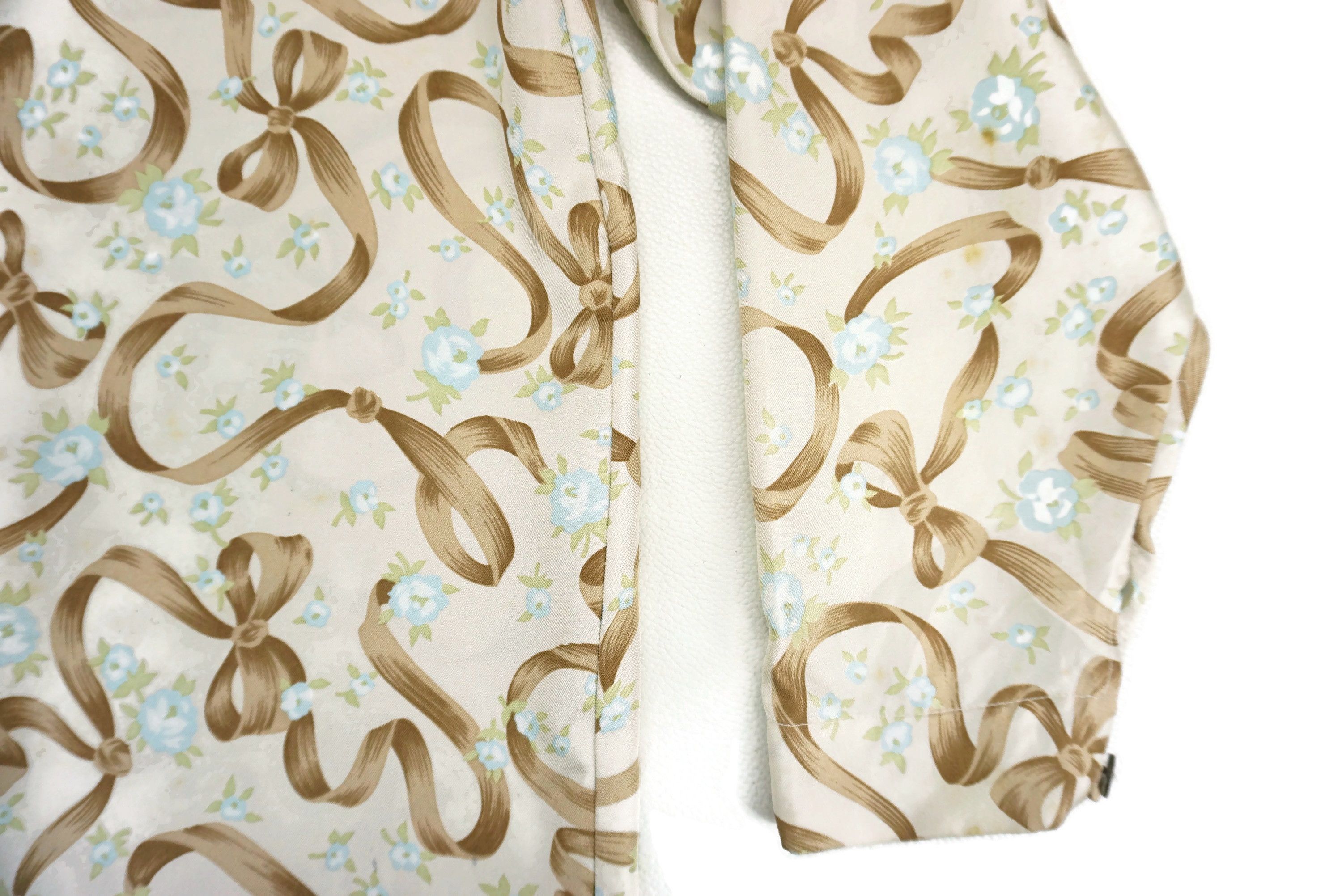 Bally Bally Silk Shirt Ribbons Floral Blouse Made in Italy Size L / US 10 / IT 46 - 5 Thumbnail
