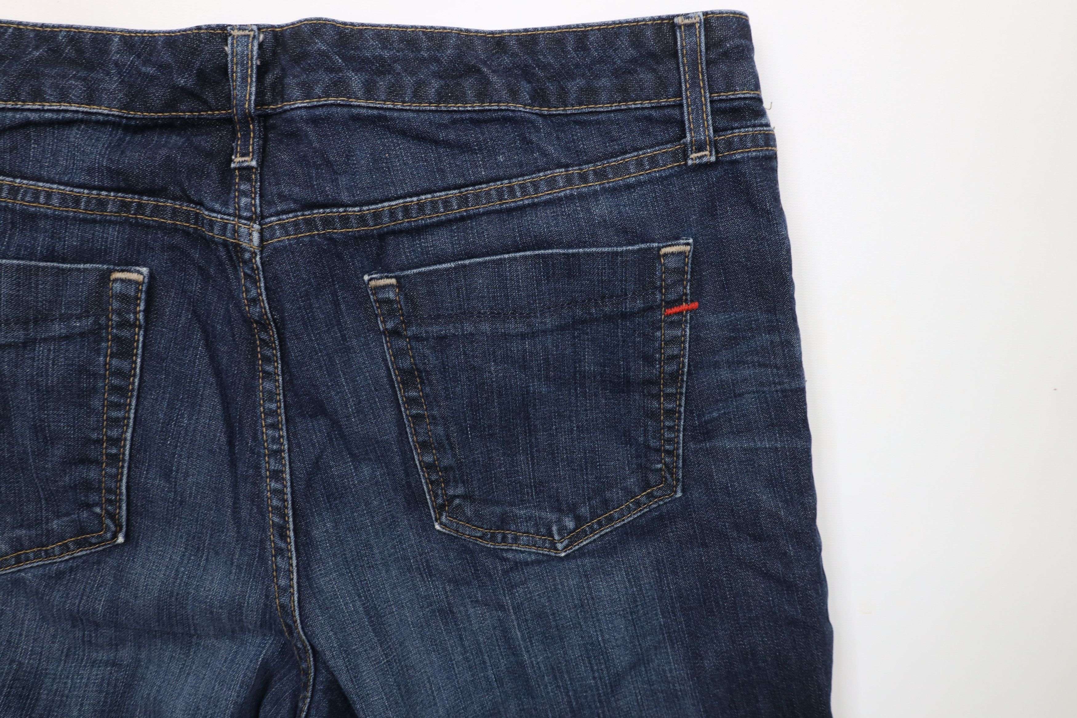 Gap × Vintage Vintage Y2K Gap Flared Wide Leg Denim Jeans Dark Indigo Size 36" / US 14 / IT 50 - 14 Thumbnail