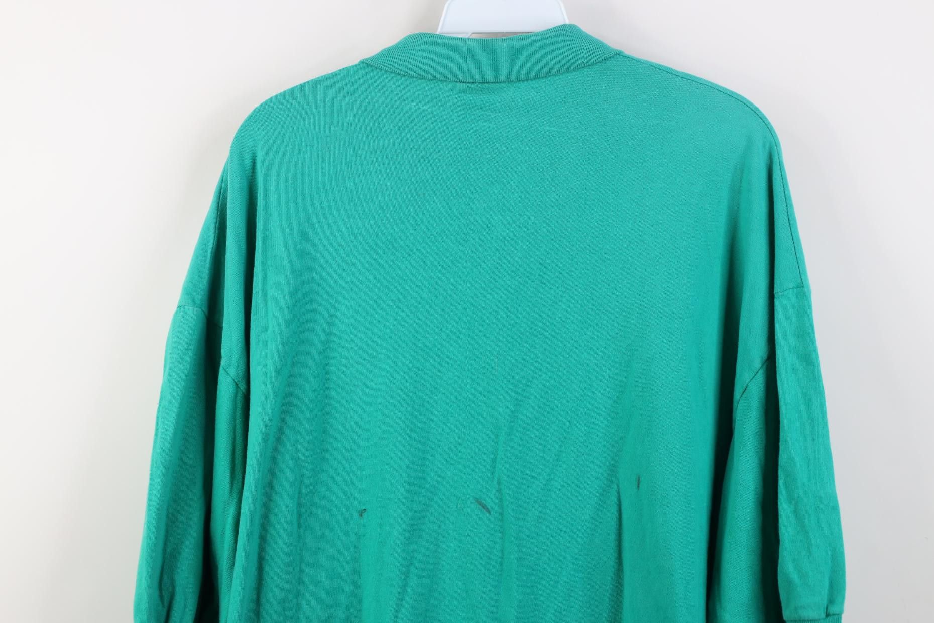 Disney Vintage 90s Disney Mickey Mouse Golf Polo Shirt Teal USA Size US XL / EU 56 / 4 - 17 Thumbnail