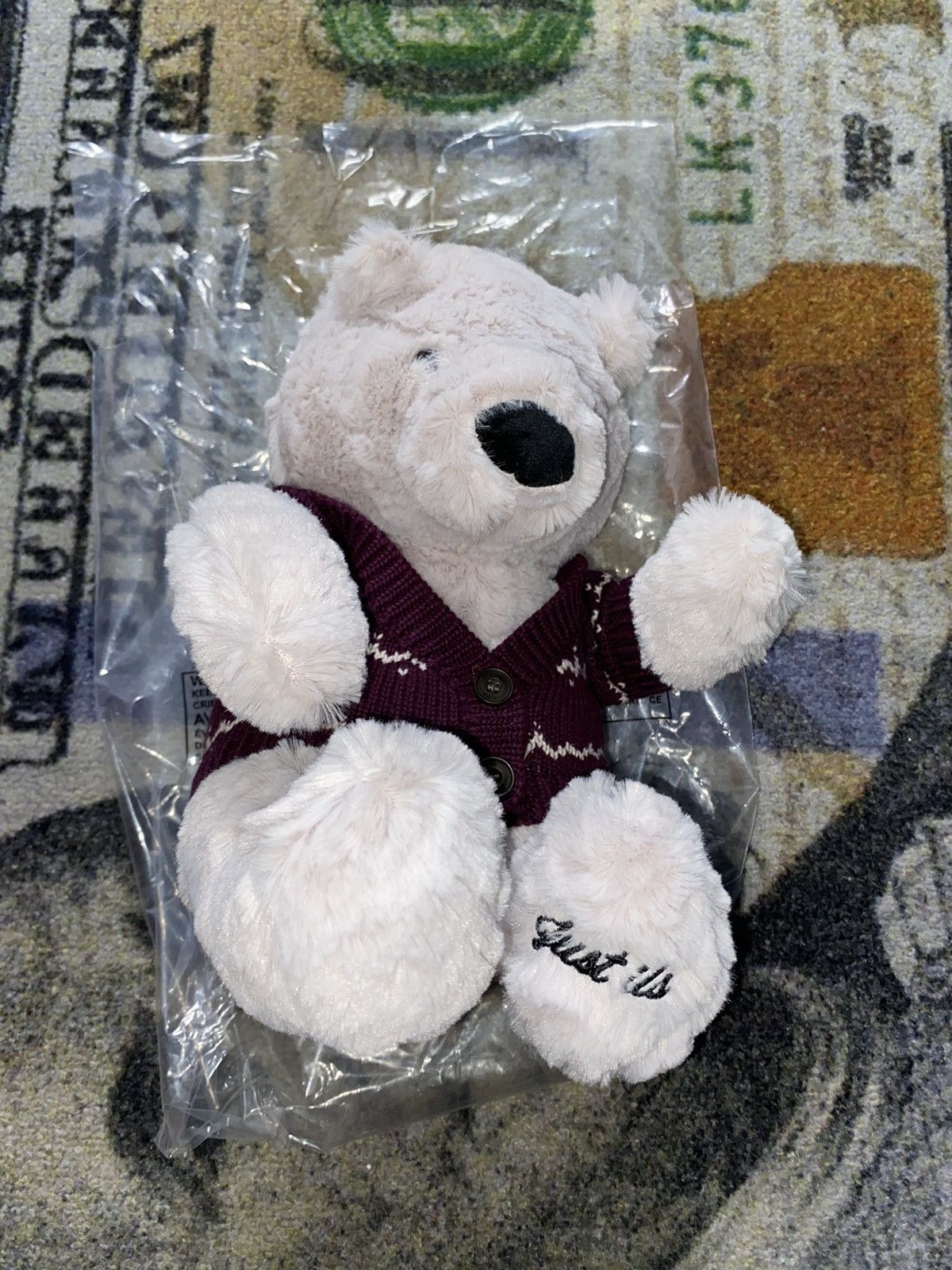 Kith Kith Kithmas Polar Bear Just Us Plush Magma Size ONE SIZE - 1 Thumbnail