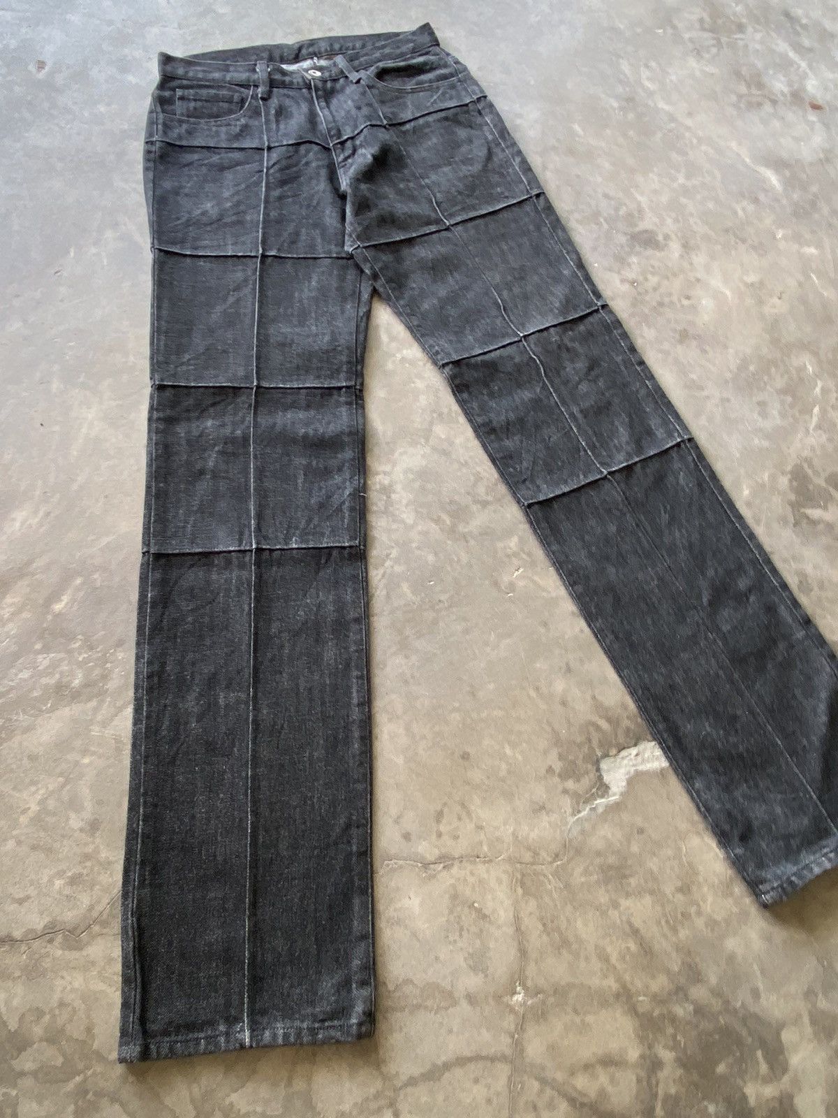 Hysteric Glamour × Japanese Brand × Tornado Mart Baggy Jeans Japan Black Loose Hippies pp1 Size US 29 - 1 Thumbnail