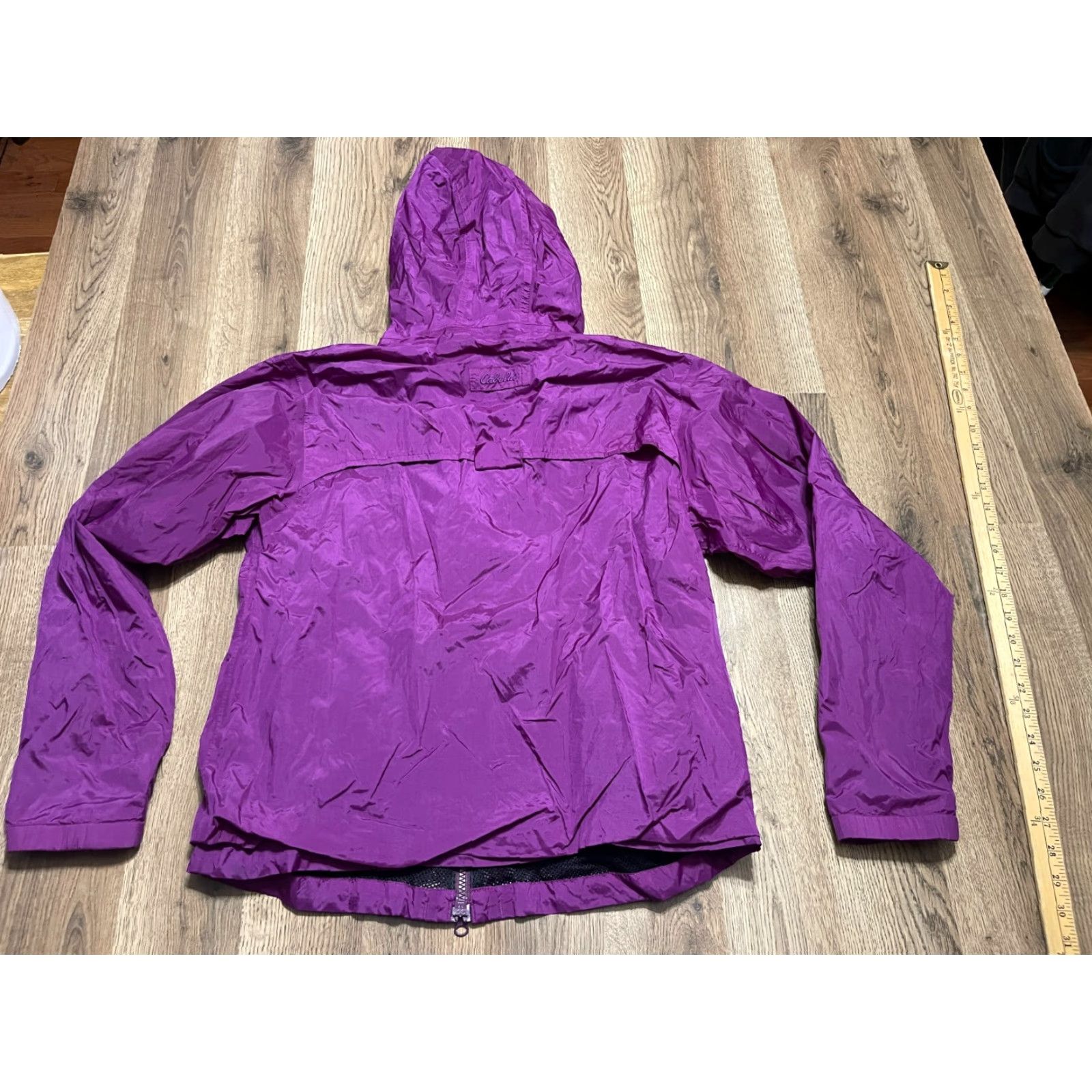 Vintage Cabela's Jacket Women's XL Purple Full Zip Windbreaker Hoodie Nylon Jacket Size XL / US 12-14 / IT 48-50 - 2 Thumbnail