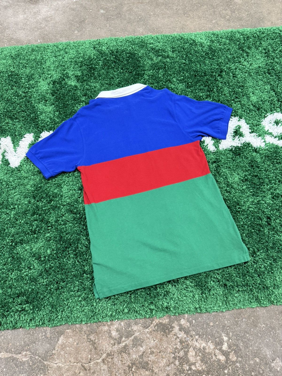 Polo Ralph Lauren Polo Ralph Lauren Color Block " POLO " Retro Classic Large Size US L / EU 52-54 / 3 - 6 Thumbnail