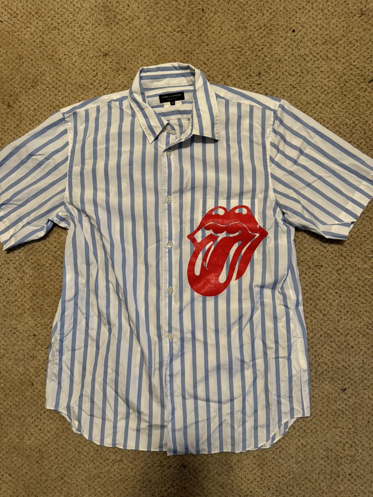 Comme des Garcons Homme AD 2005 Rolling Stones Button up Size US S / EU 44-46 / 1 - 1 Thumbnail