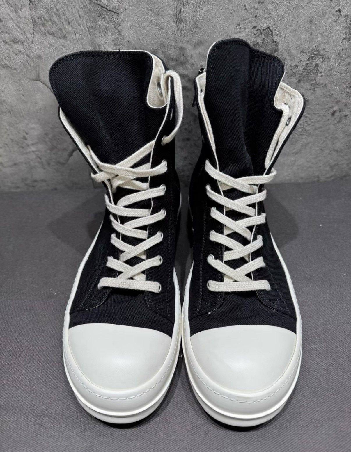 Rick Owens Rick Owens DRKSHDW 23SS Eyelet Ring High Top Sneakers K37 Size US 8.5 / EU 41-42 - 6 Thumbnail
