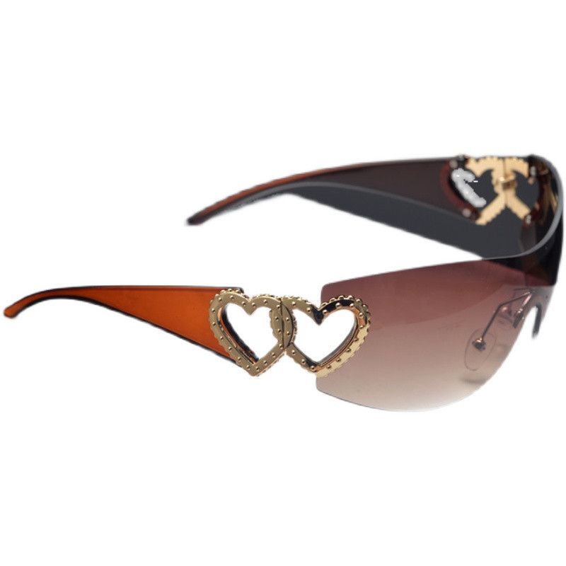VIBE New Trend Street ins style custom avant-garde sunglasses Size ONE SIZE - 4 Thumbnail