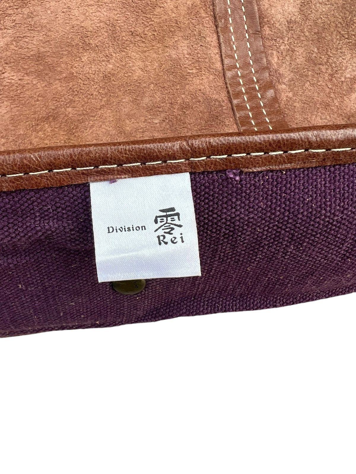 Leather Vintage Rei Japan 2 Way Patina Leather Bag Size ONE SIZE - 23 Thumbnail
