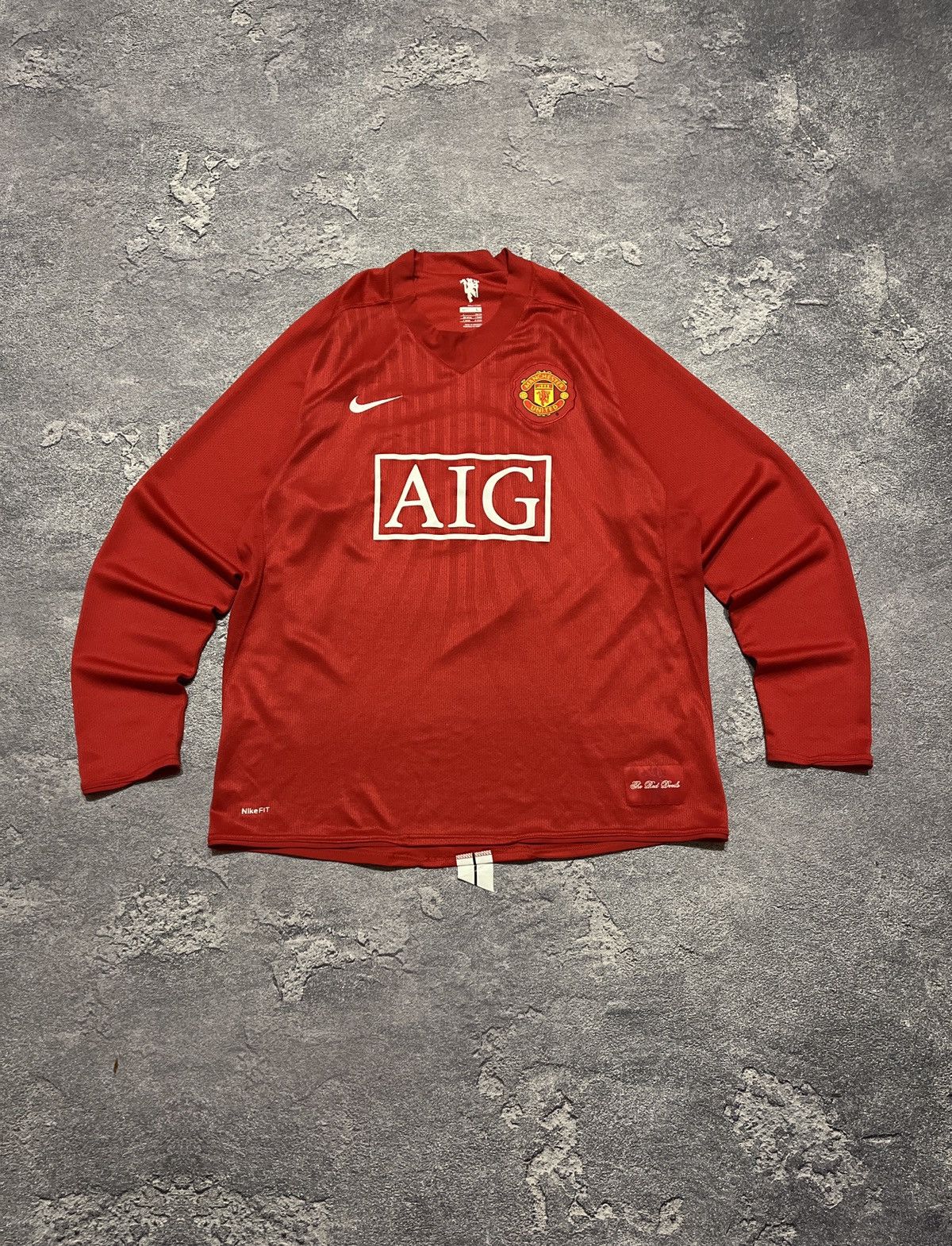 Manchester United × Nike Nike Manchester United AIG Soccer Jersey
