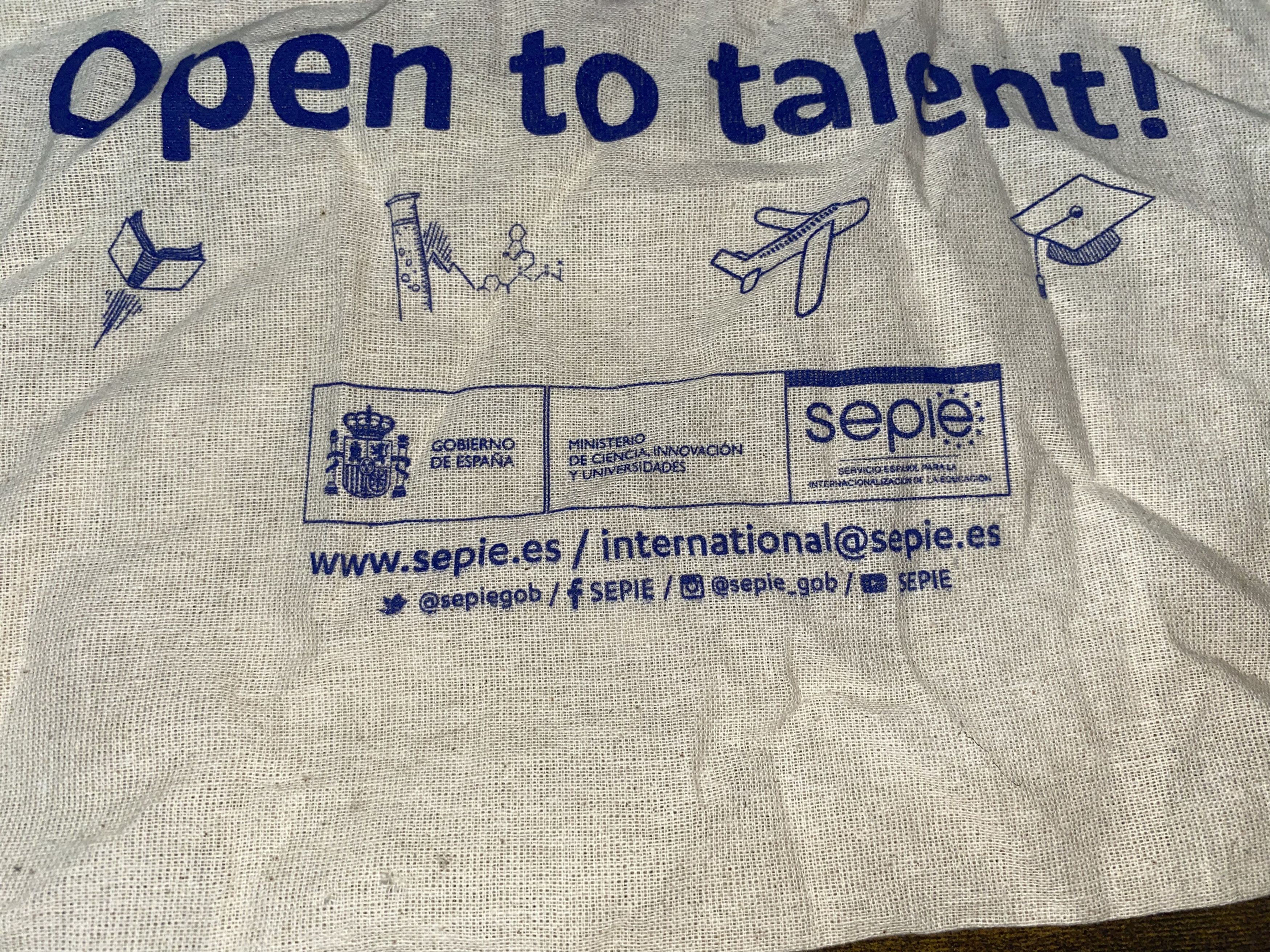Other Study IN Spain Abroad Sepie Es International Tote Bag School Size ONE SIZE - 3 Thumbnail