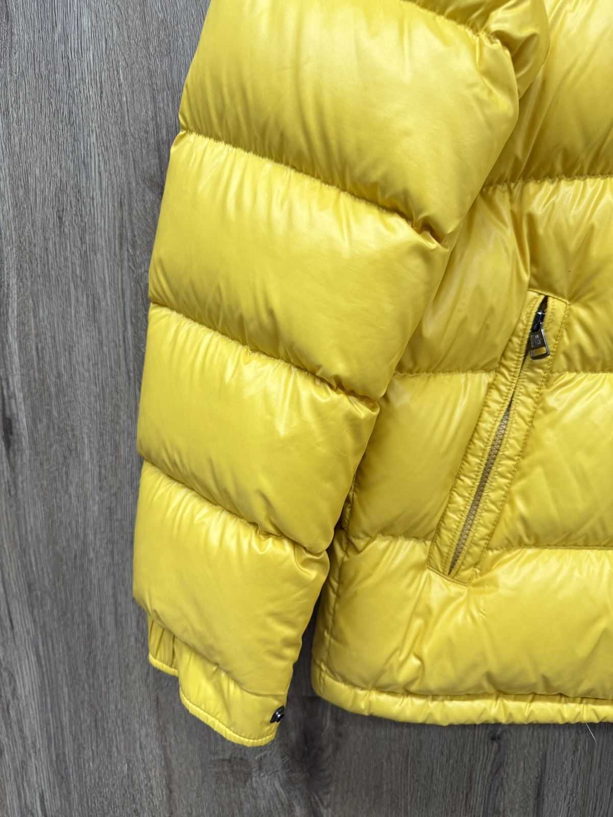 Moncler Moncler Yellow Maya Puffer Jacket Size US XL / EU 56 / 4 - 5 Thumbnail