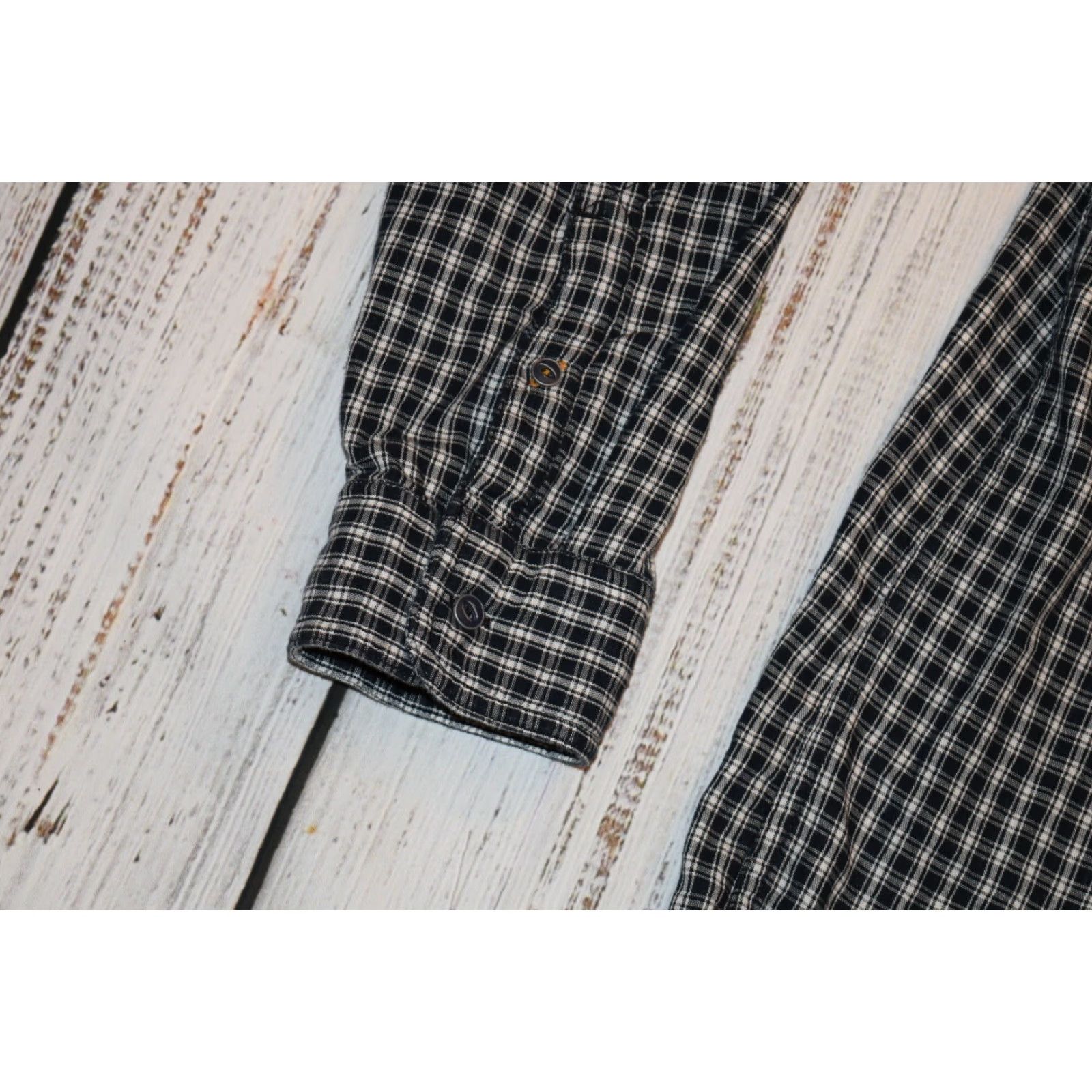 Timberland TIMBERLAND MENS SLIM FIT BUTTON-UP OXFORD SHIRT DARK NAVY CHECK XL Size US XL / EU 56 / 4 - 3 Thumbnail