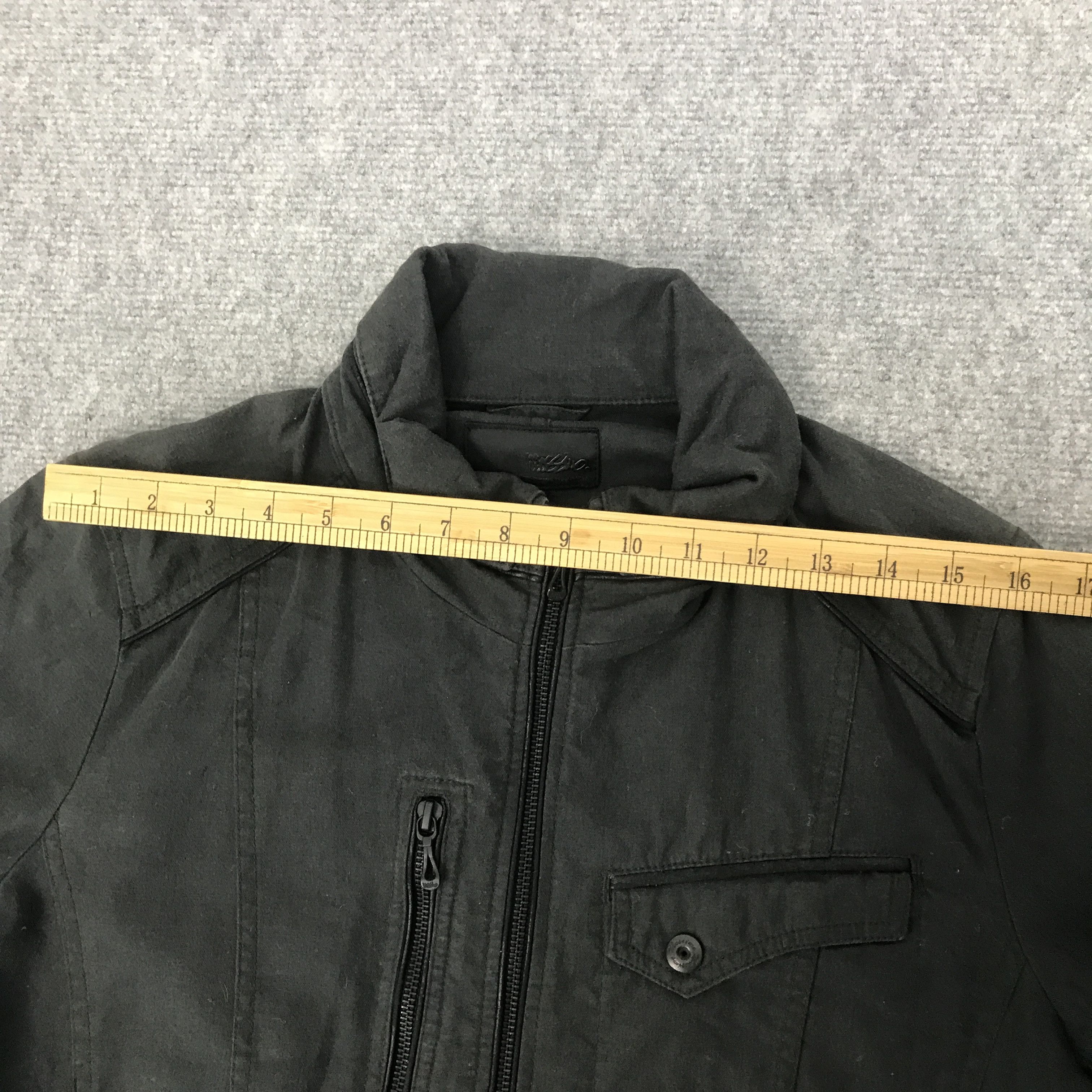 Japanese Brand × Mossimo Rare🔥Mossimo Black Biker style Punk zipper jacket Size US L / EU 52-54 / 3 - 5 Thumbnail