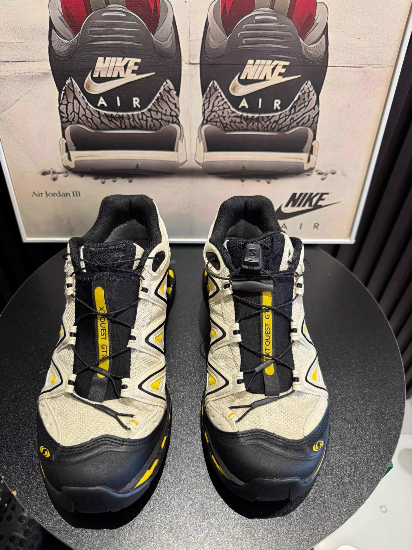 Salomon Salomon XT-Quest GTX - Mushroom Blk Sulfur, Women's 38, LN Size US 7.5 / IT 37.5 - 2 Thumbnail