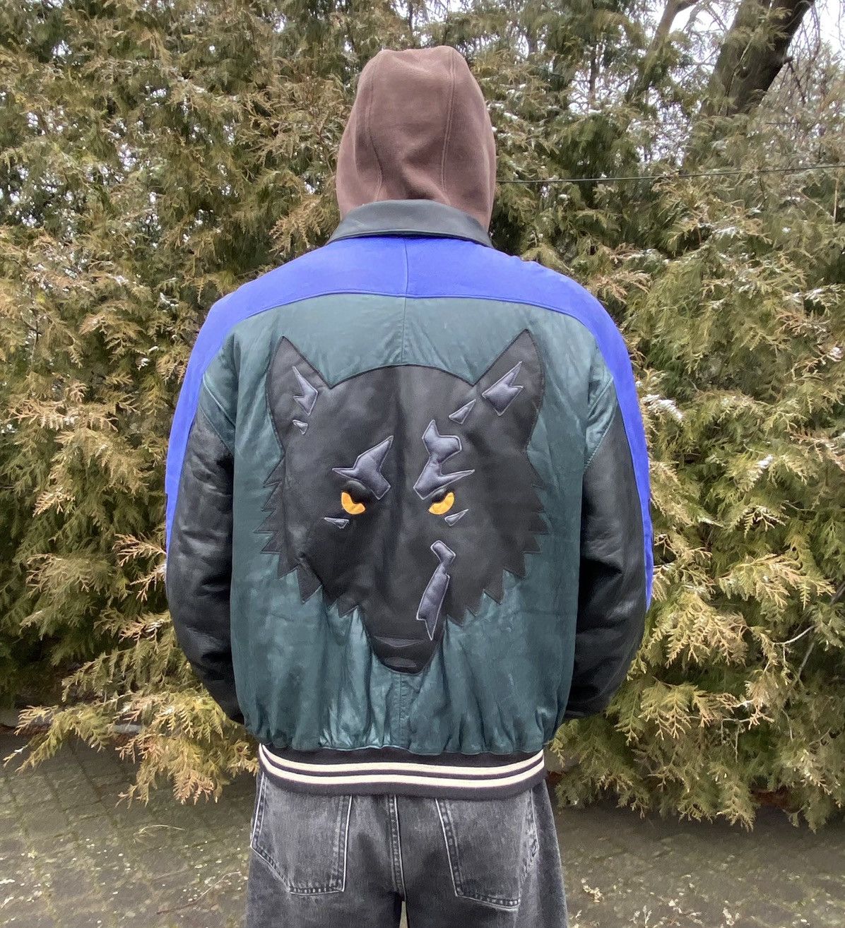 🟤Vintage American Basic Leather Jacket Like Michael Hoban🟤