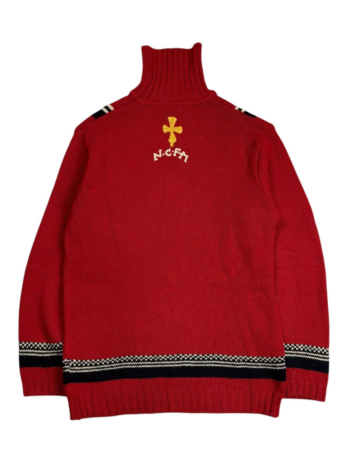 Hysteric Glamour 2000s Nicole Club Vkei Style Cross Deer Knitted Sweater Size US M / EU 48-50 / 2 - 4 Thumbnail