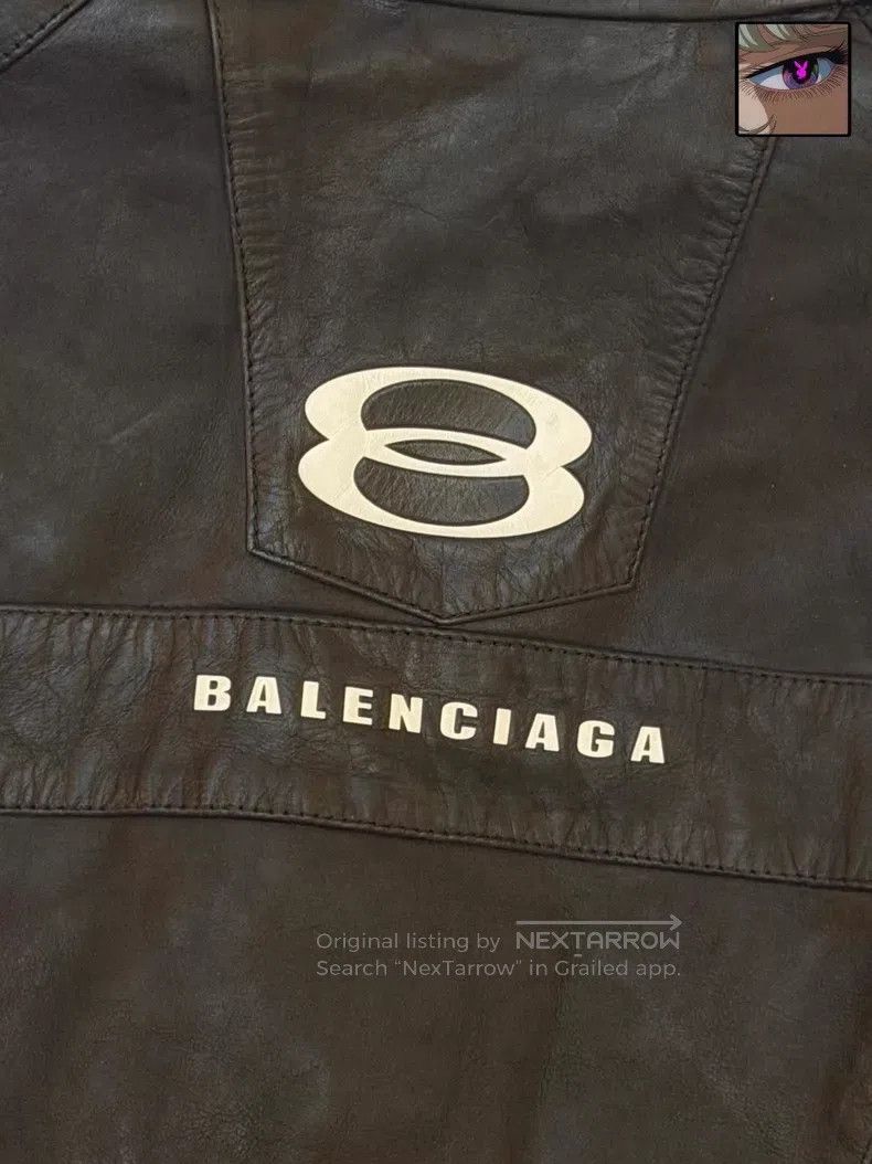 Balenciaga Balenciaga Double-ring leather jacket Size US S / EU 44-46 / 1 - 5 Thumbnail