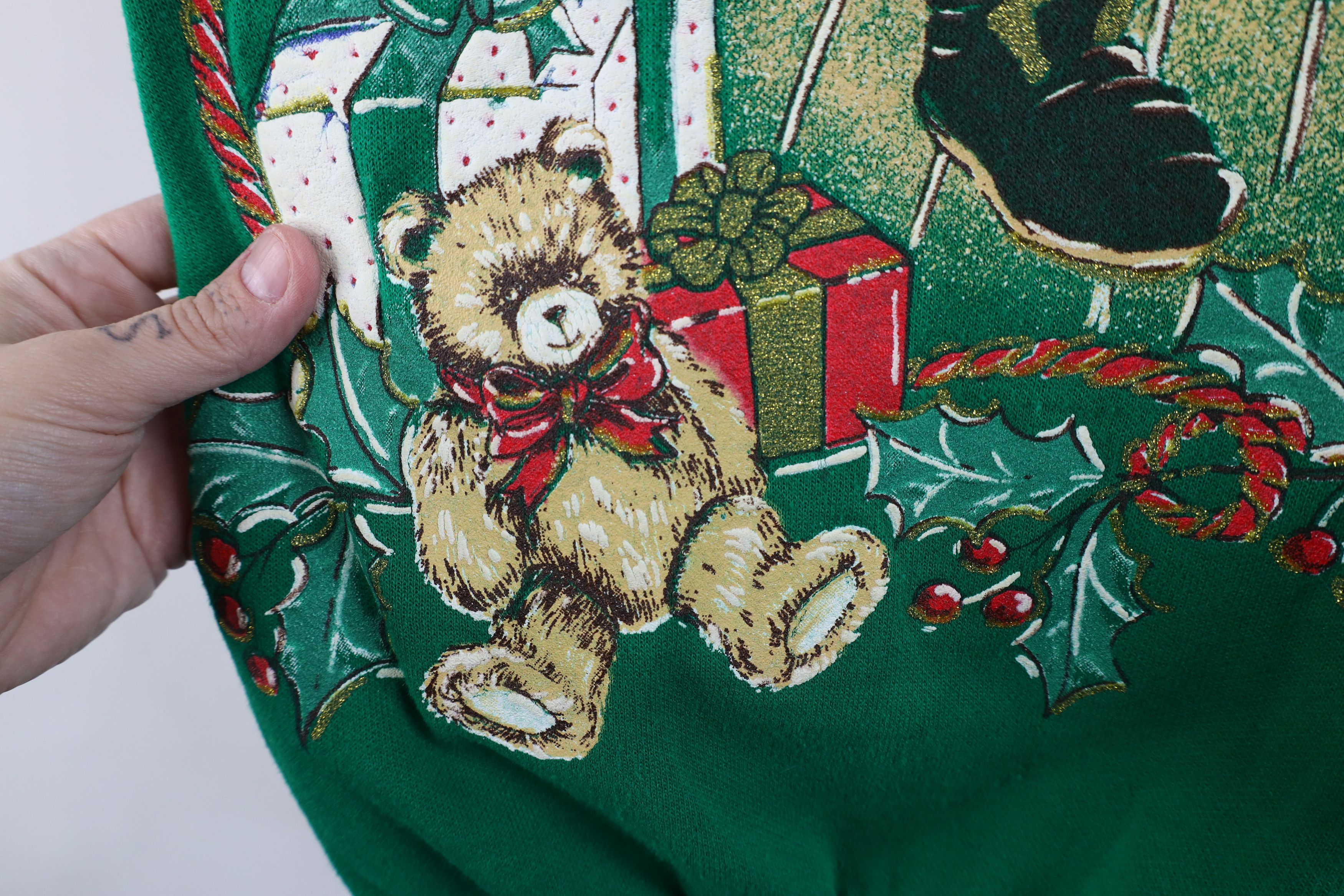 Vintage Vintage 90s Streetwear Claus All Over Print Sweatshirt USA Size L / US 10 / IT 46 - 6 Thumbnail