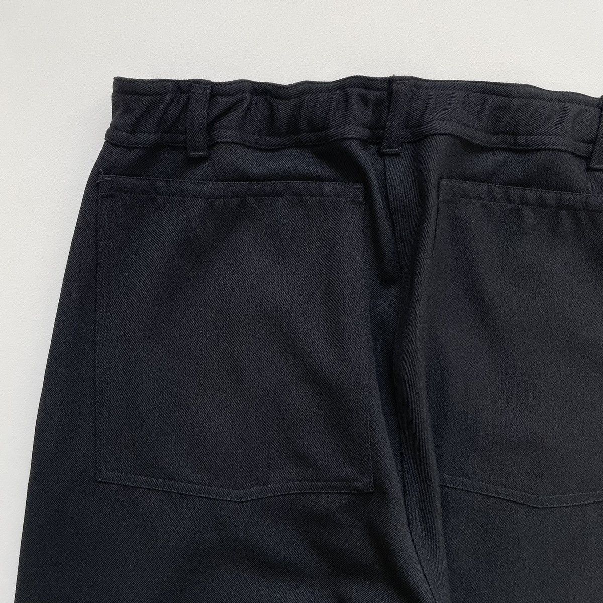 Comme des Garcons Black Wool Wide Leg Utility Trousers Size US 32 / EU 48 - 13 Thumbnail