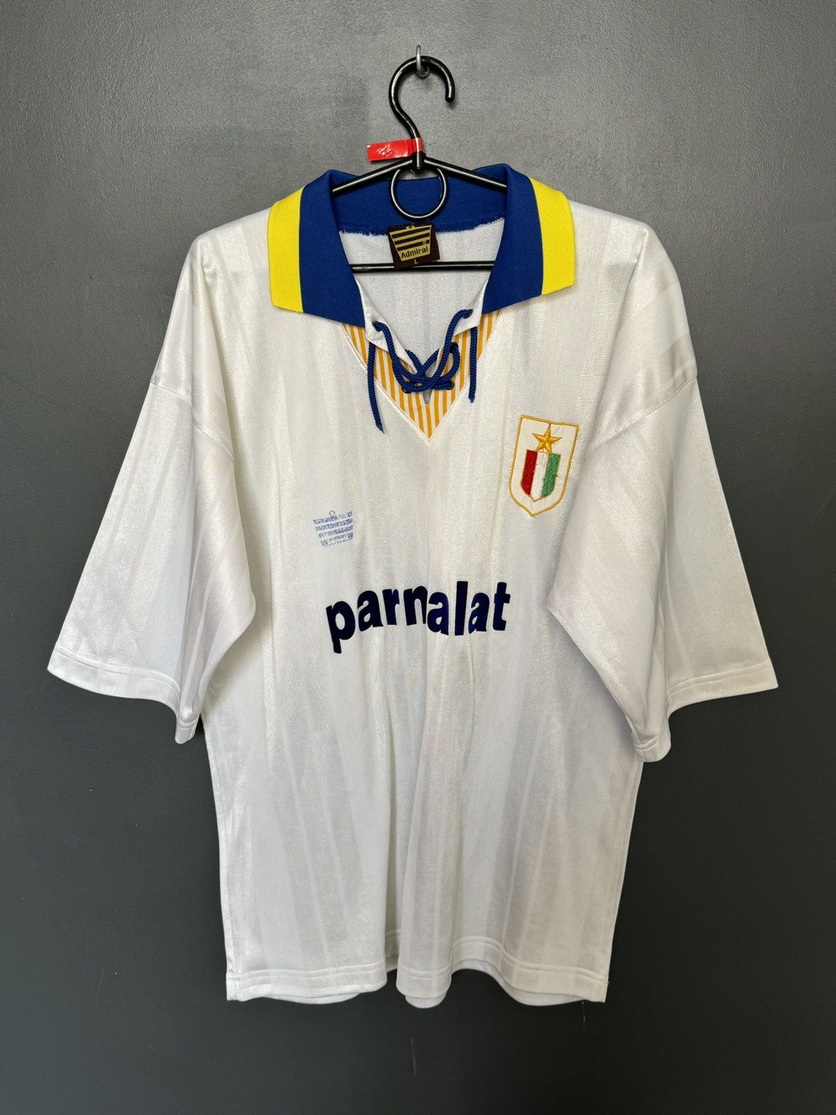 Vintage Vintage Admiral Parmalat Italy Football Jersey T-Shirt Size US L / EU 52-54 / 3 - 1 Thumbnail