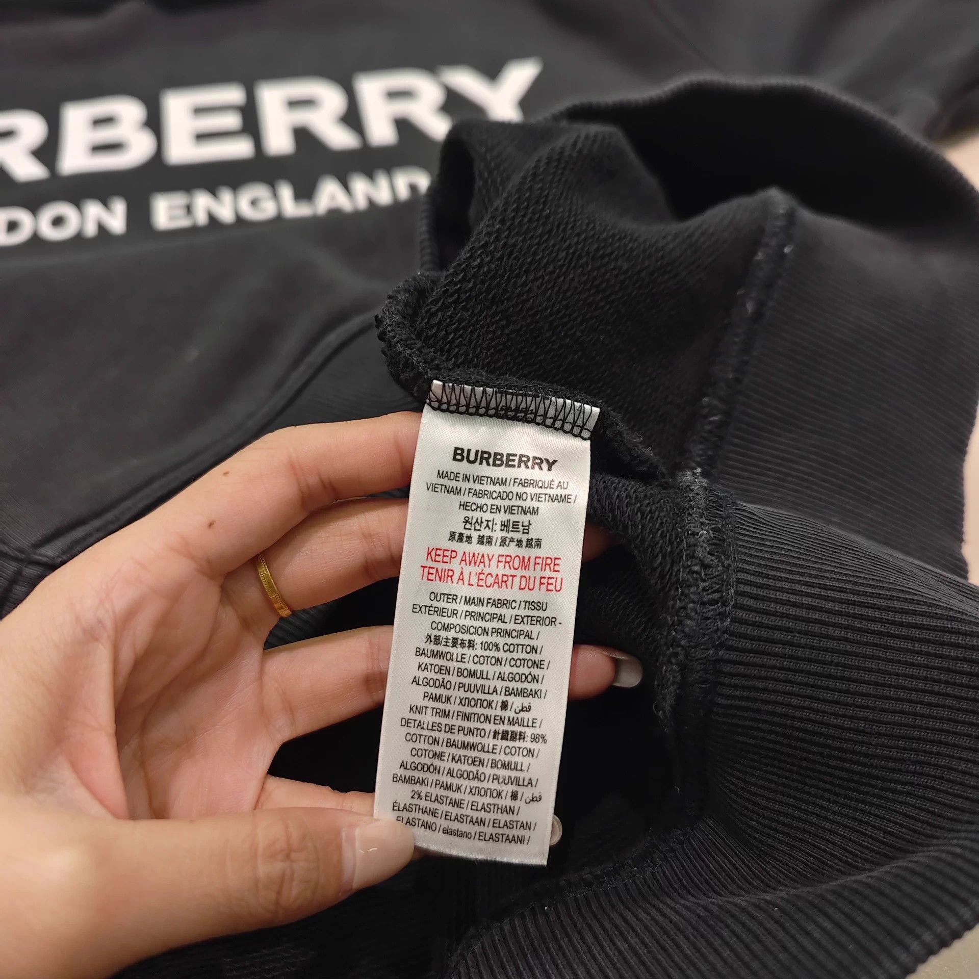 Burberry Burberry 99 New Men's L Sweatshirt Size US L / EU 52-54 / 3 - 4 Thumbnail