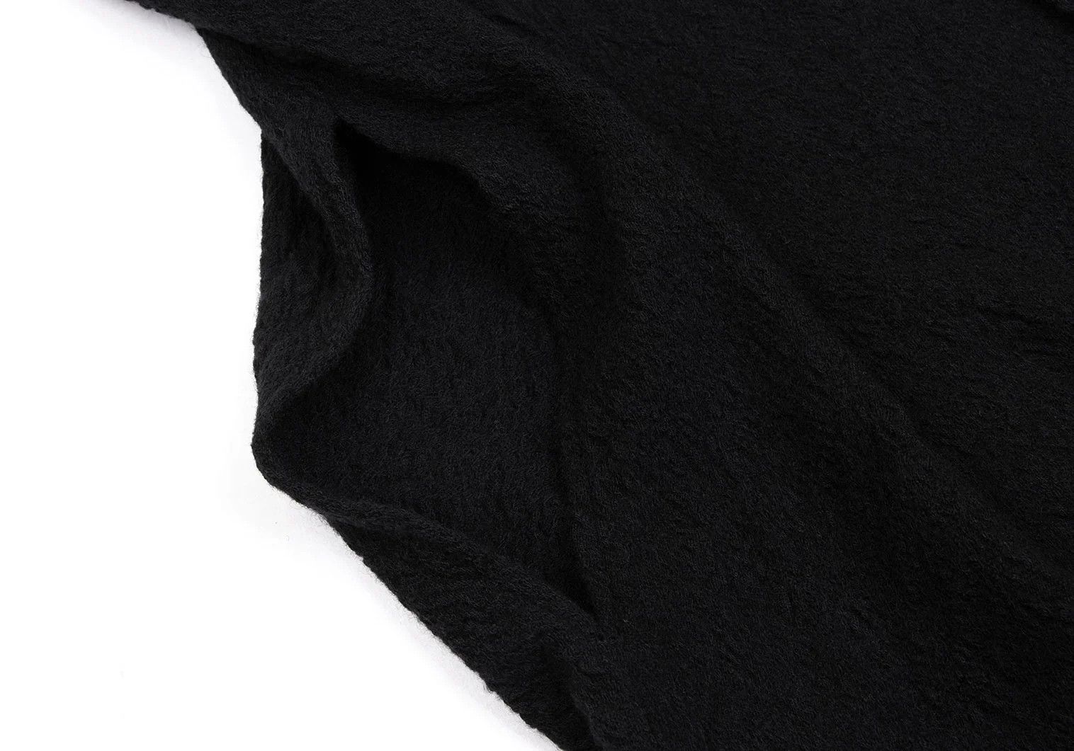 Yohji Yamamoto Yohji Yamamoto Wool Dyed Knit Shirt Black Size US M / EU 48-50 / 2 - 8 Thumbnail