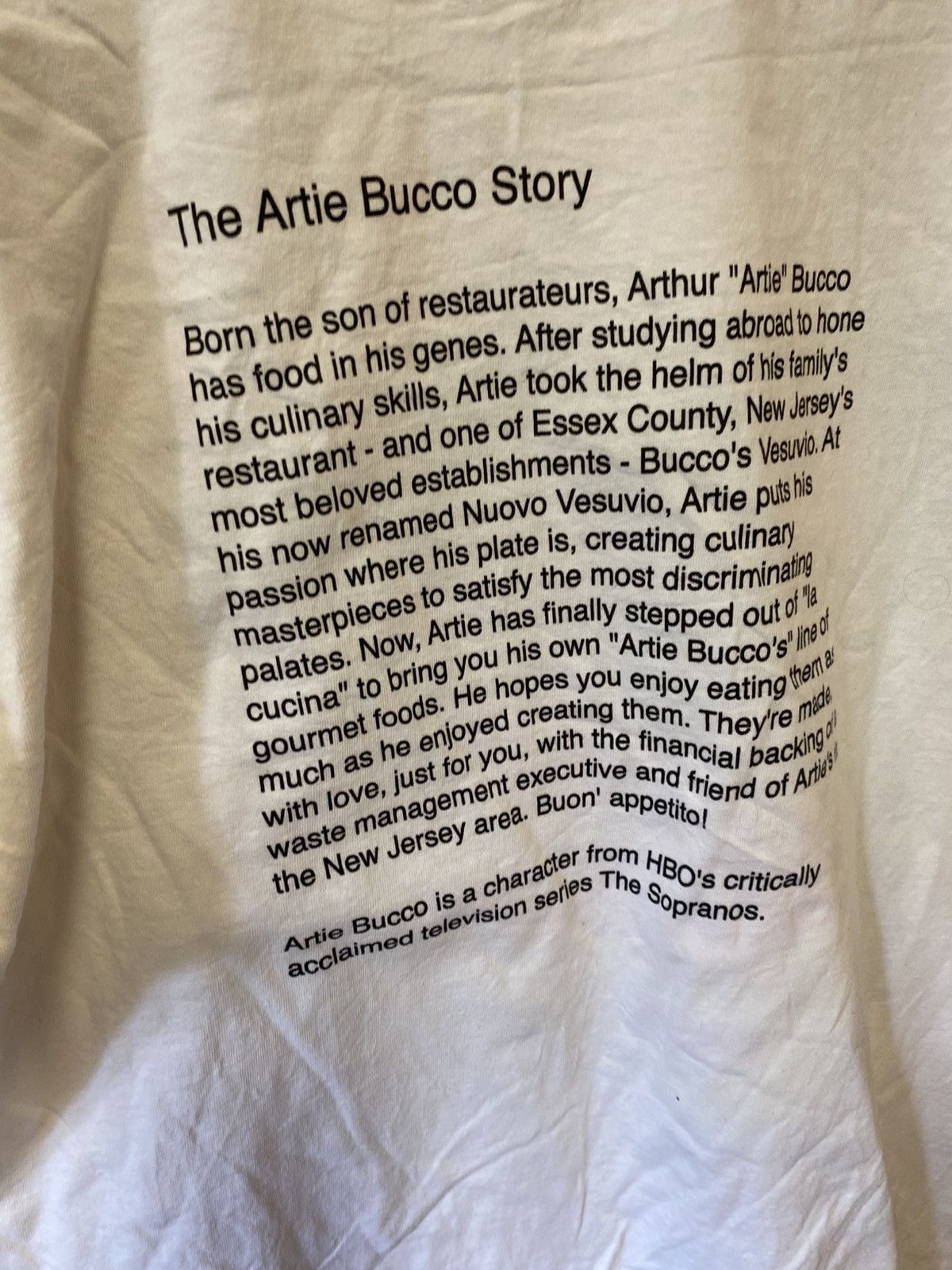 Other Artie Bucco’s Marinara Sauce T-Shirt Size US XL / EU 56 / 4 - 3 Thumbnail