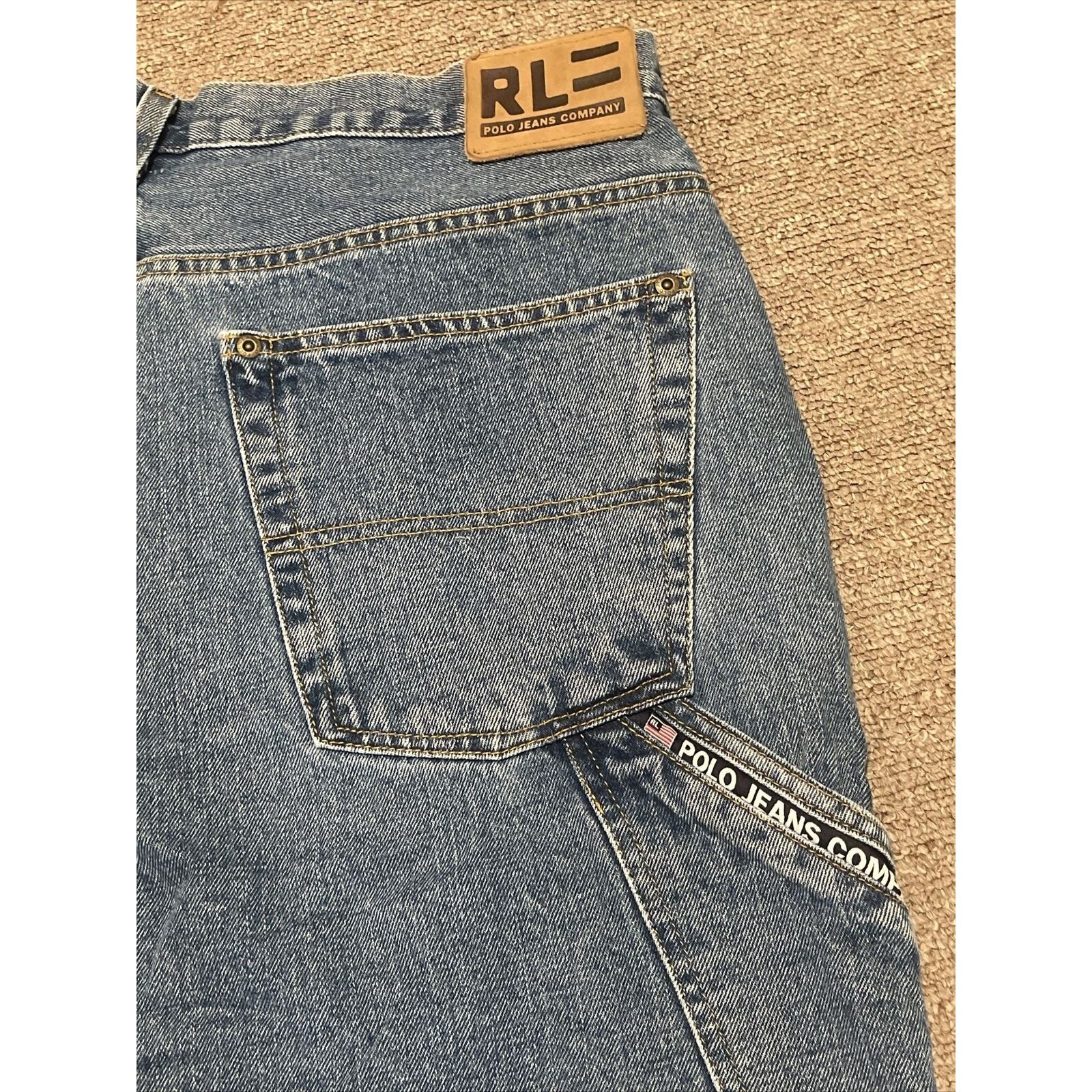 Polo Ralph Lauren Vintage 90s Men’s 34 Polo Jeans Company Ralph Lauren Carpent Size US 34 / EU 50 - 5 Thumbnail