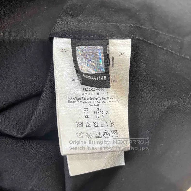 Fendi Fendi size 39 FF Printed Black Shirt, FF Print on Sleeves, Size US XXS / EU 40 - 3 Thumbnail