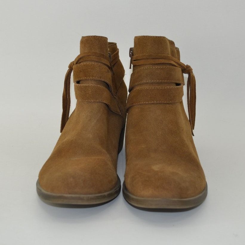 Other Kensie Glence Booties Sz 9 Leather Tassle Brown Suede Ankle Size US 9 / IT 39 - 2 Thumbnail