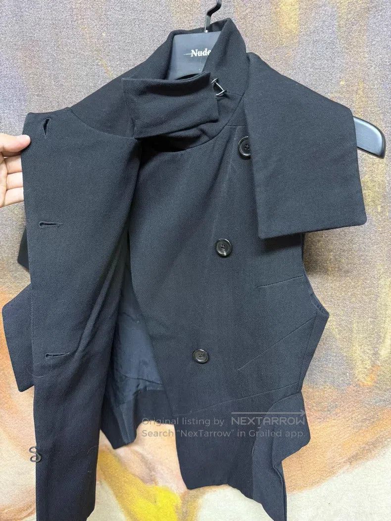 Ann Demeulemeester Ann Demeulemeester Deconstructed Multi-Layered Wool Vest Size XXS / US 00 / IT 34 - 5 Thumbnail