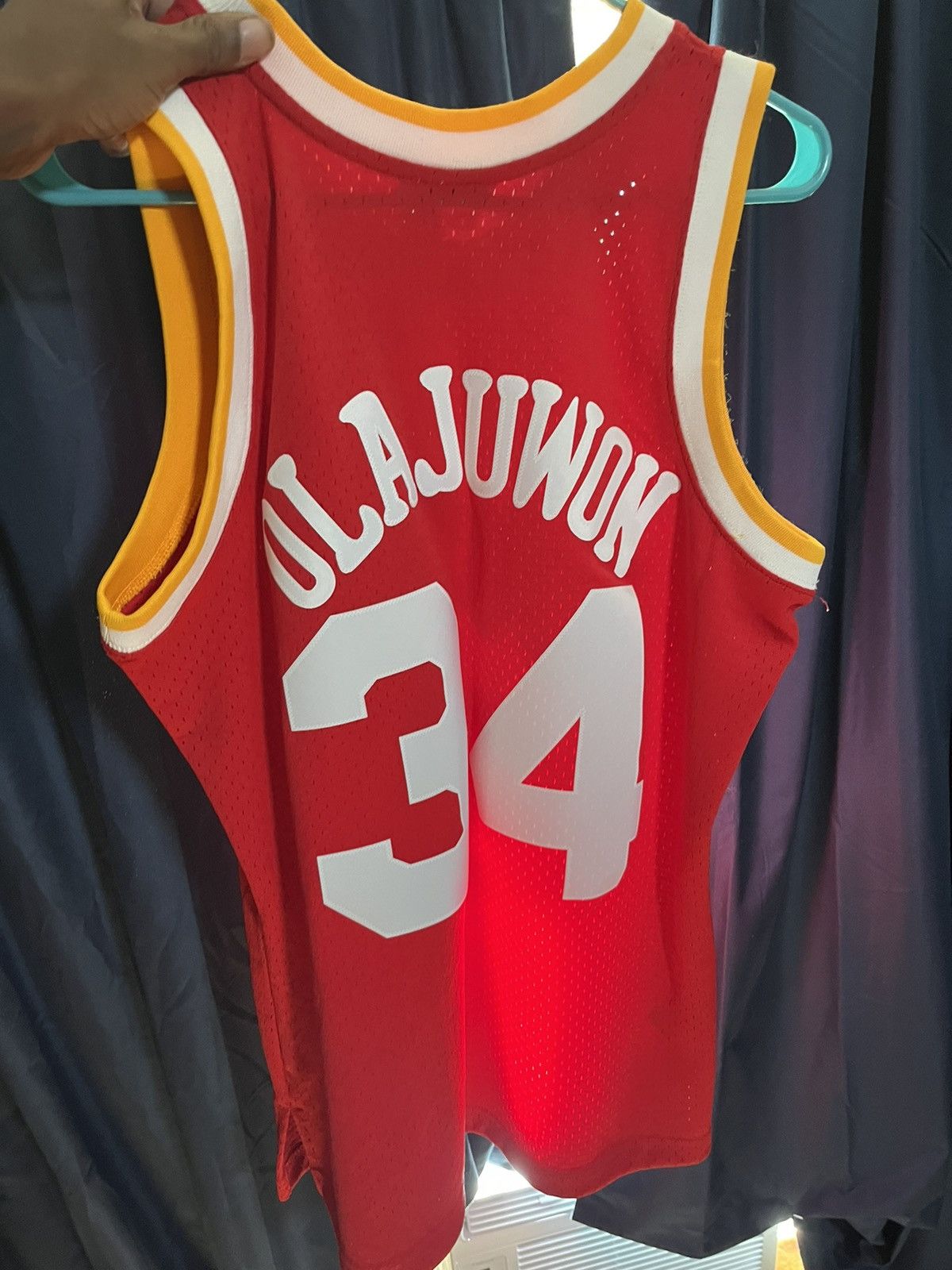 Mitchell & Ness hakeem olajuwon jersey Size US M / EU 48-50 / 2 - 2 Thumbnail