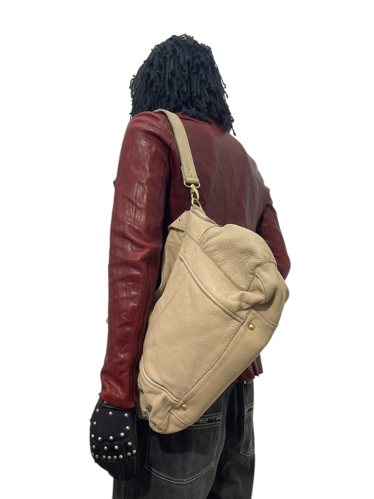 Genuine Leather Full Leather Beaure Japan Tote Shoulder Bag 2🟩2 Size ONE SIZE - 3 Thumbnail