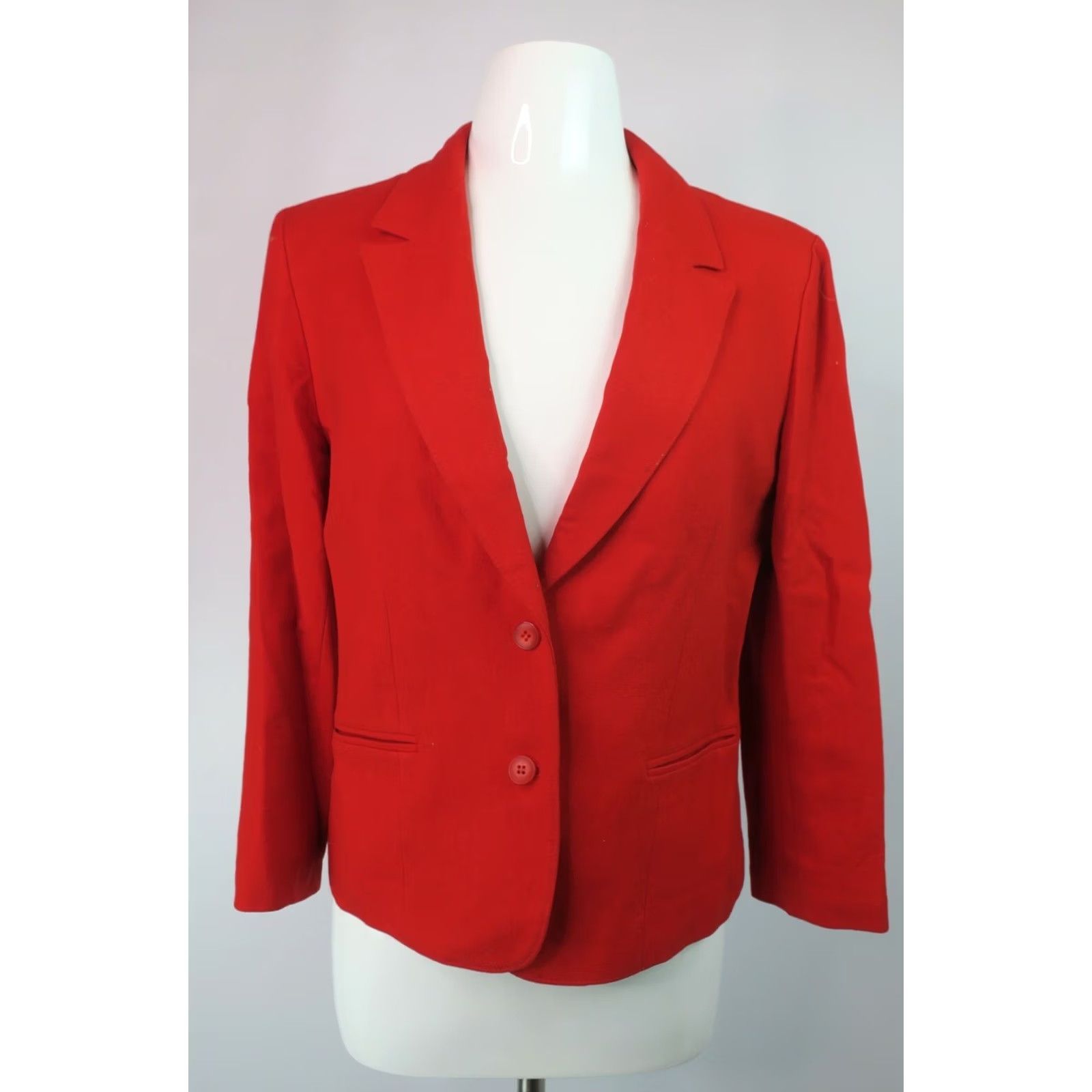 Pendleton Vintage Pendleton Blazer Sz L Red Wool VTG 70s Solid Work Career Suit Jacket Size L / US 10 / IT 46 - 3 Thumbnail