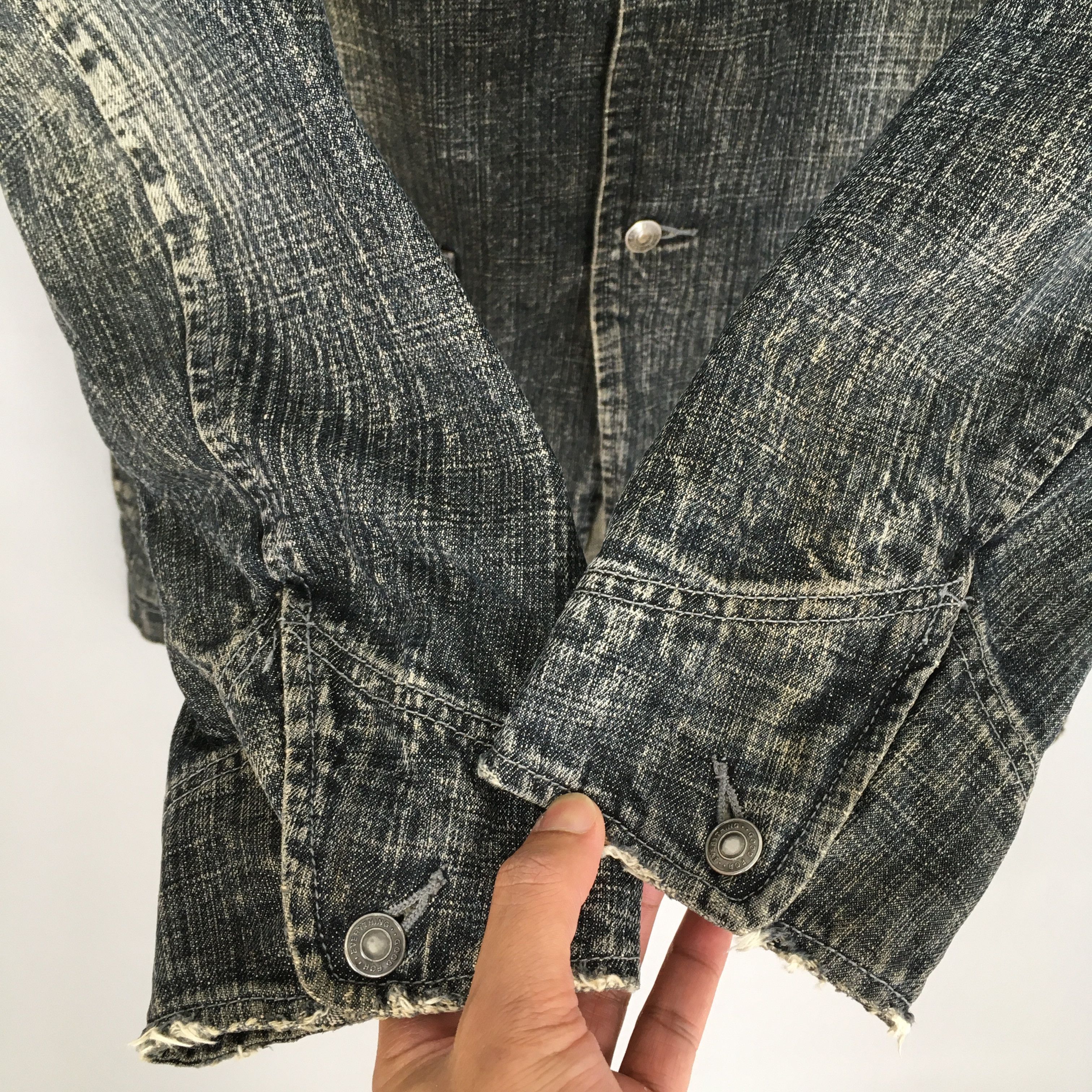 Vintage Vintage 90's Jungle Storm Jeans Workwear Labour Jacket L Size US L / EU 52-54 / 3 - 7 Thumbnail