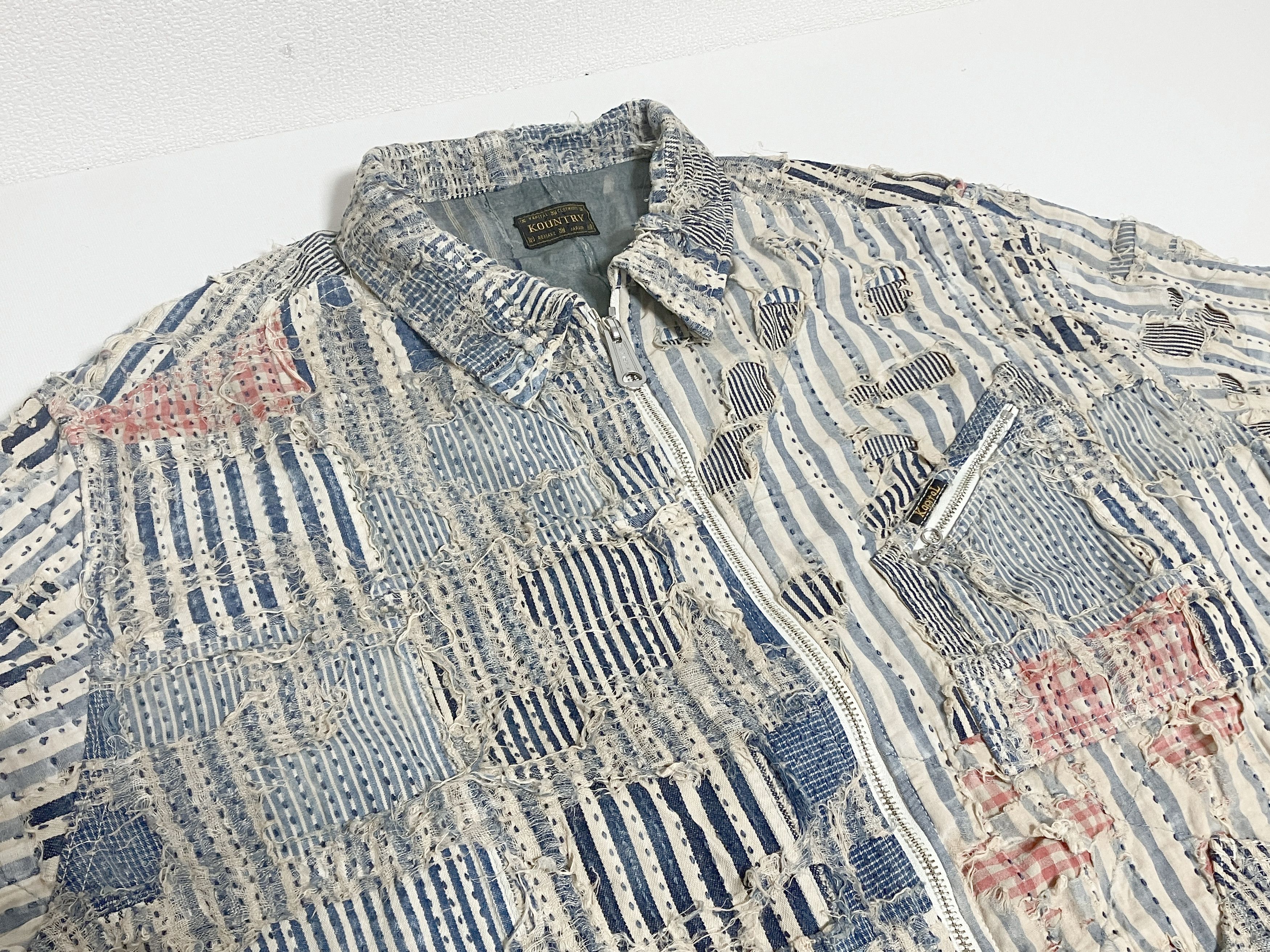 KAPITAL Liberty BORO ZIP UP blouson JKT jacket new XL 4 KAPITAL