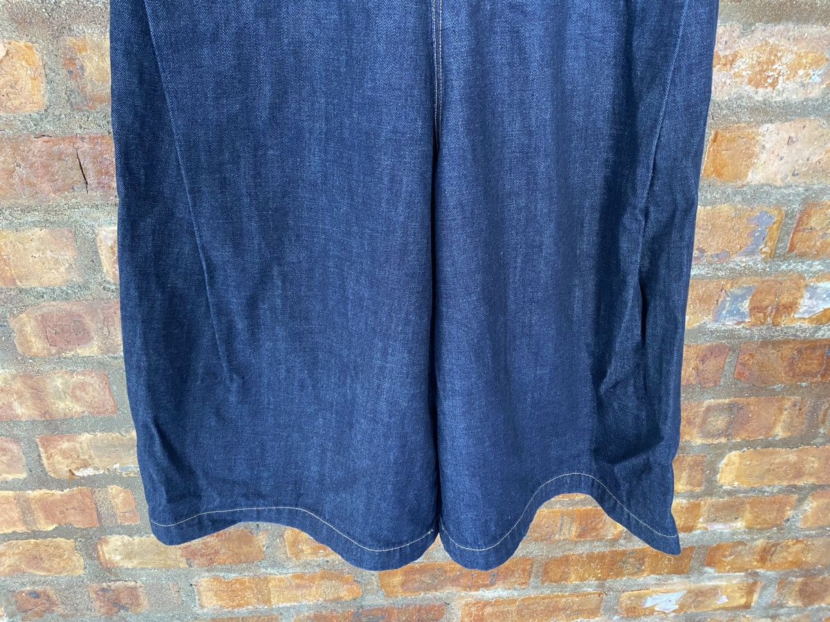 Vtg Zucca by Issey Miyake Baggy Wide Leg half selvedge pants