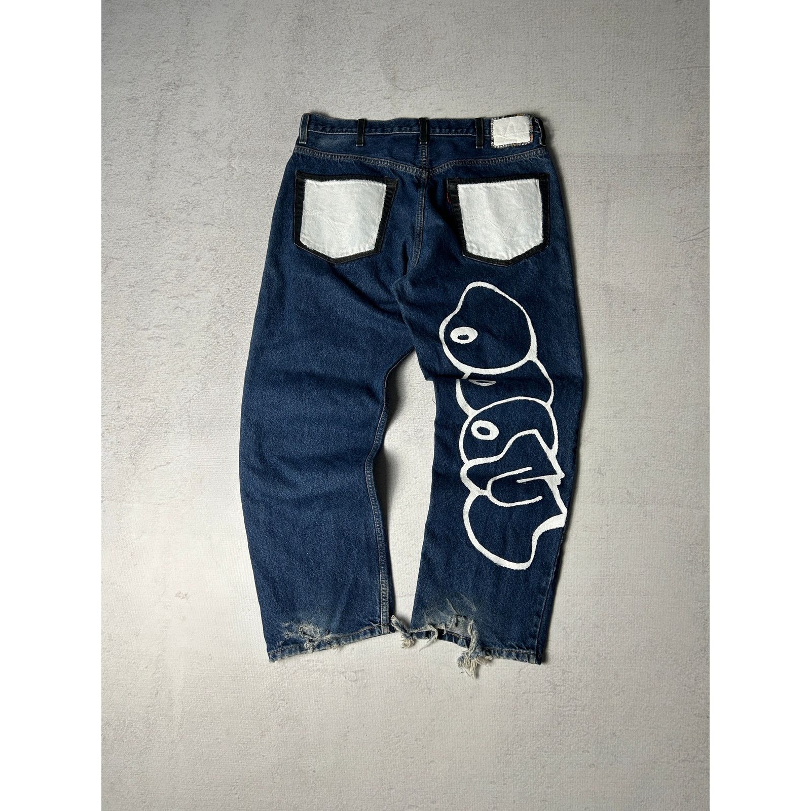 Levi's Vintage 90s Levis Custom Straight Leg Jeans - Men's 38Wx30L Size US 38 / EU 54 - 2 Thumbnail