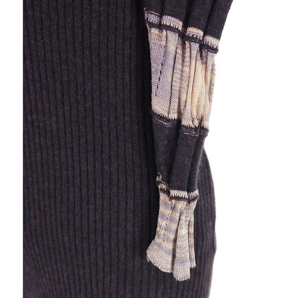 Missoni M by Missoni Ribbed Knit Long Sleeve Sweater 46 US 10 Women Size L / US 10 / IT 46 - 3 Thumbnail