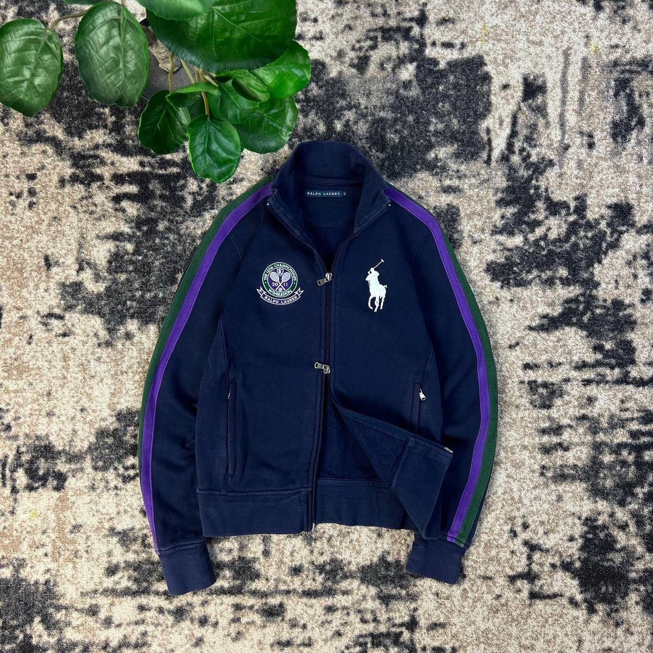 Polo Ralph Lauren Polo Ralph Lauren Luxury Big Logo Zip Up Track Jacket Size S / US 4 / IT 40 - 1 Thumbnail