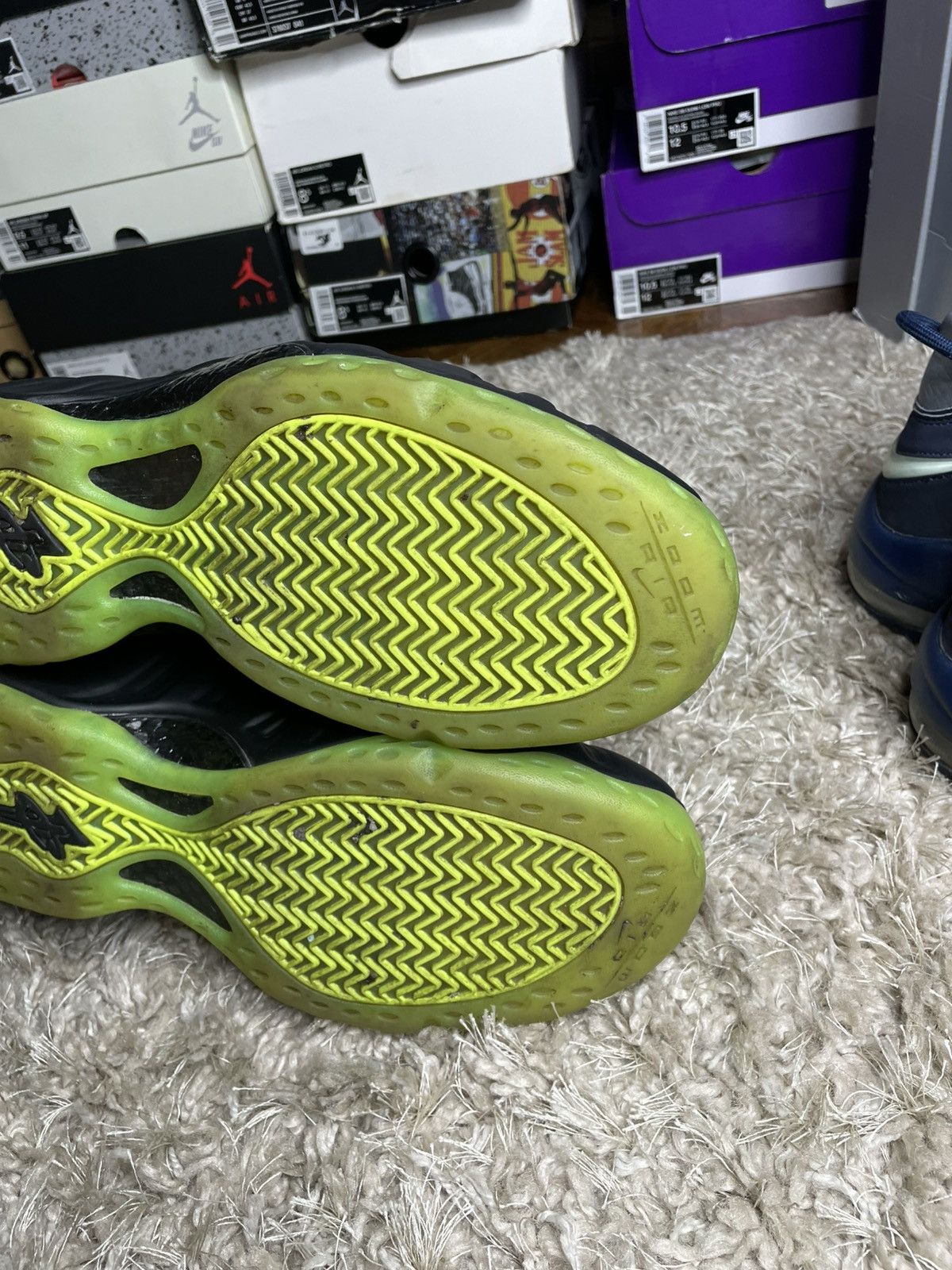 Nike Nike Air Foamposite One Black Volt Size US 11 / EU 44 - 10 Thumbnail