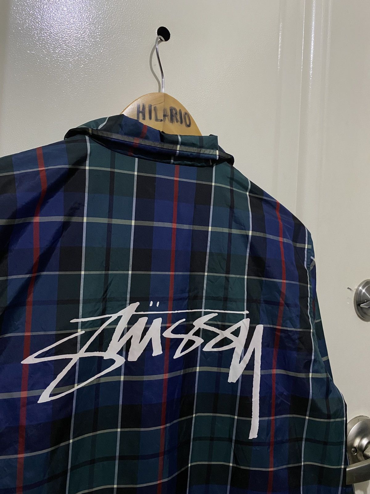Stussy Stussy Plaid Coach Jacket Size US S / EU 44-46 / 1 - 4 Thumbnail