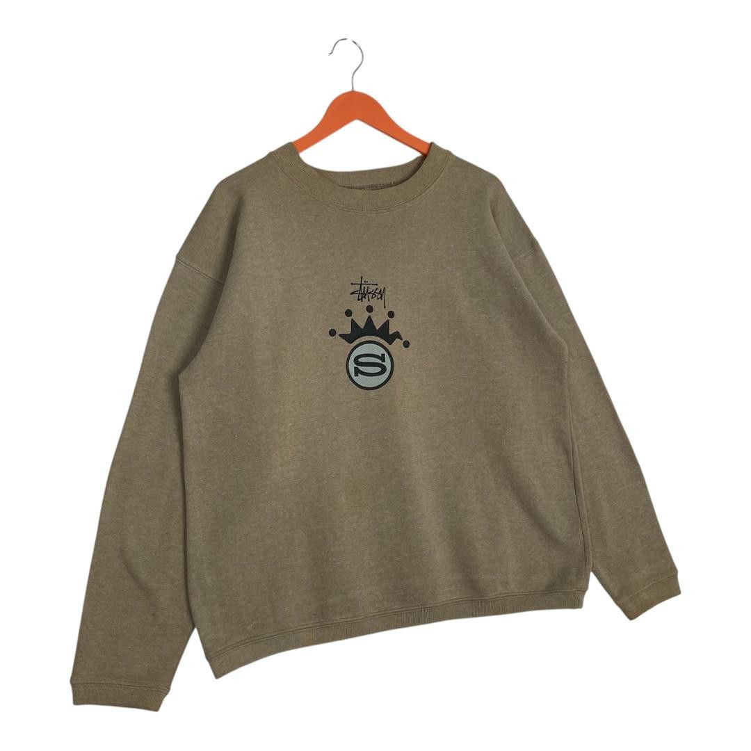 Stussy Vintage USA Stussy Chest Logo Miror Print Boxy Sweatshirt Size US S / EU 44-46 / 1 - 4 Thumbnail