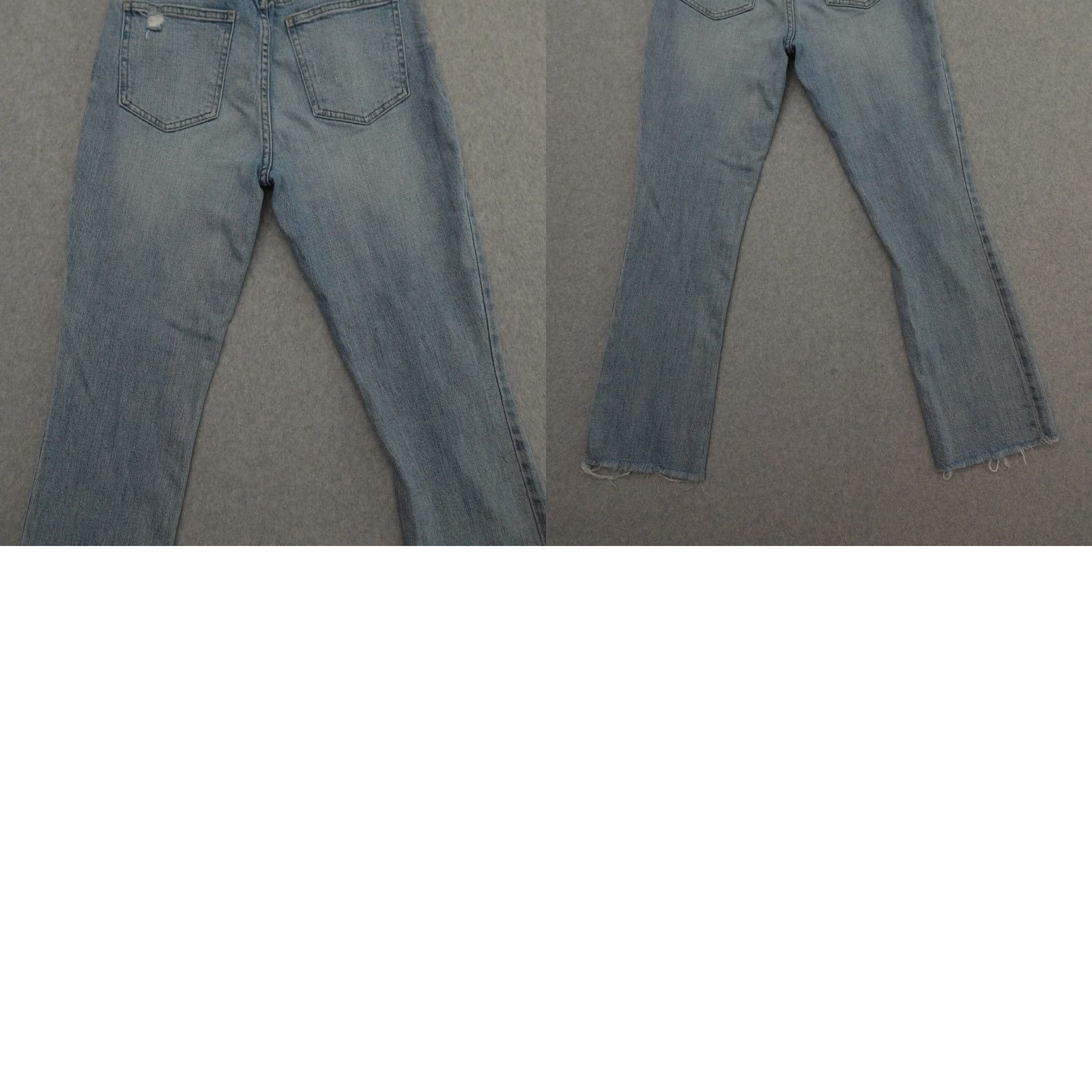 Pistola PISTOLA Jeans Womens 27 High Rise Light Wash Distressed Button Fly Straight Jeans Size 27" / US 4 / IT 40 - 10 Thumbnail
