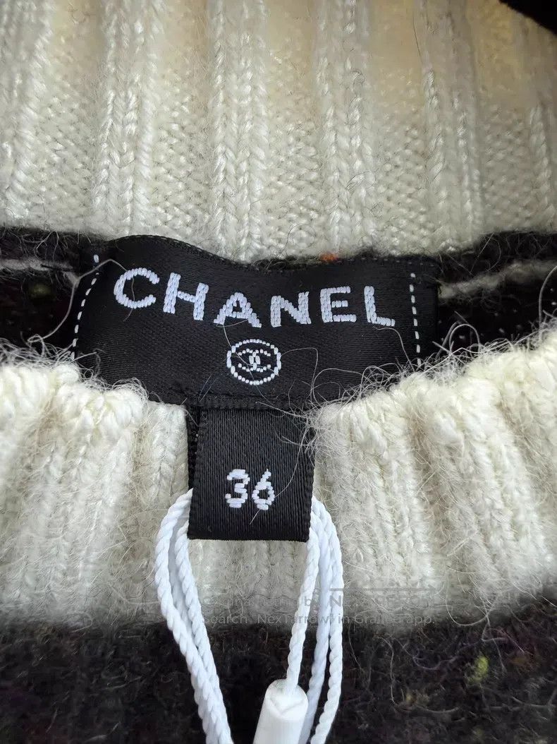 Chanel Chanel Ski series coffee brown deer knitted pullover sweat Size XS / US 0-2 / IT 36-38 - 4 Thumbnail