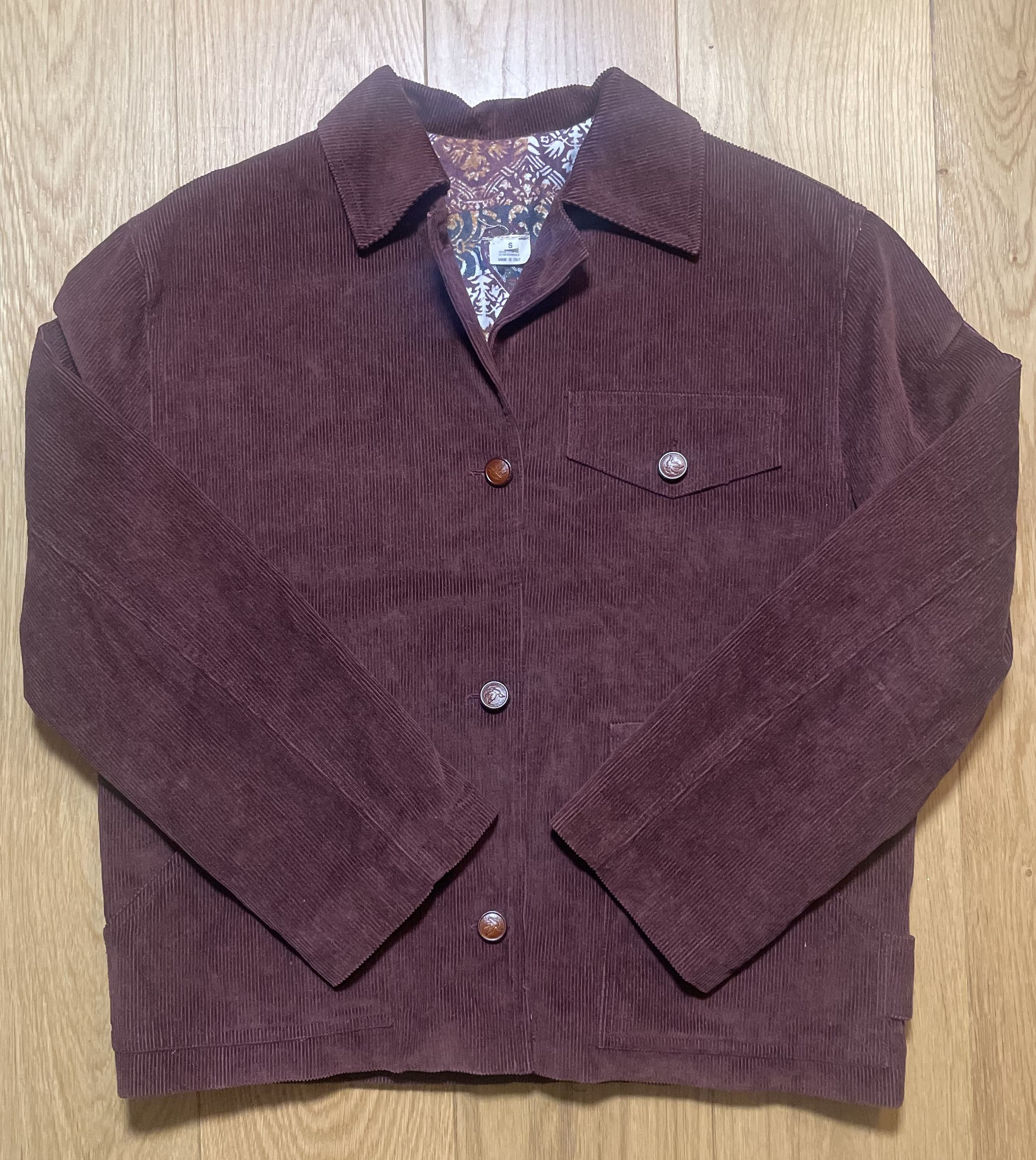 Other Vintage Brown Corduroy Workwear Jacket Size US S / EU 44-46 / 1 - 1 Thumbnail