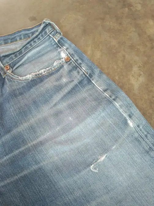 Levi's Vintage Levi's 501 Distressed Jeans 34x32 Size US 34 / EU 50 - 5 Thumbnail