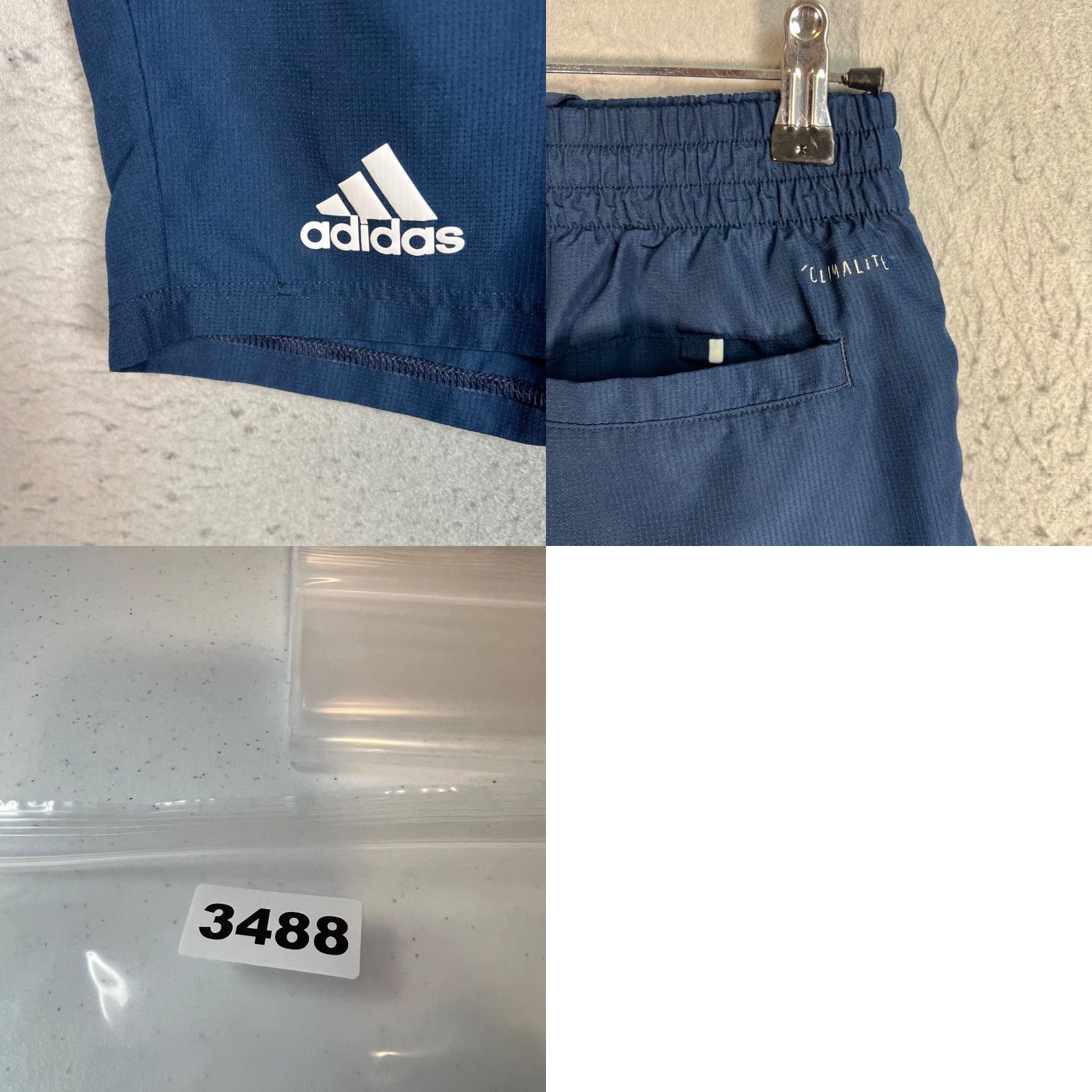 Adidas Adidas Womens Size Small Blue Climalite Athletic Shorts Drawstring Activewear Short S Womens Blue Adidas Size 28" / US 6 / IT 42 - 8 Thumbnail